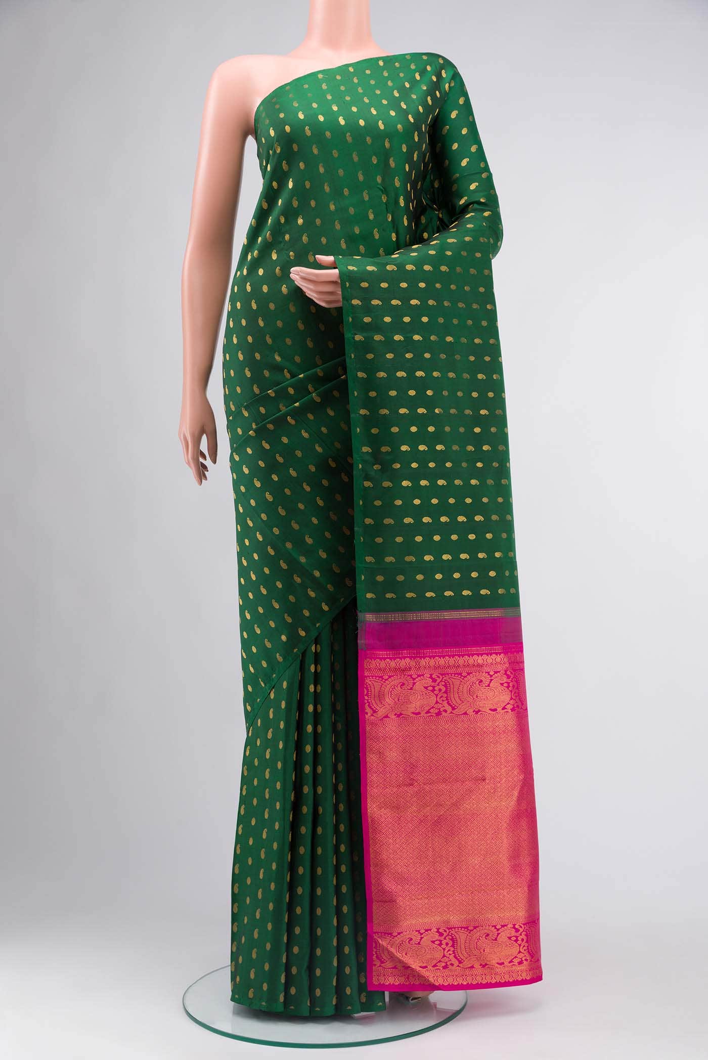 Green Kanchipuram Silk Saree
