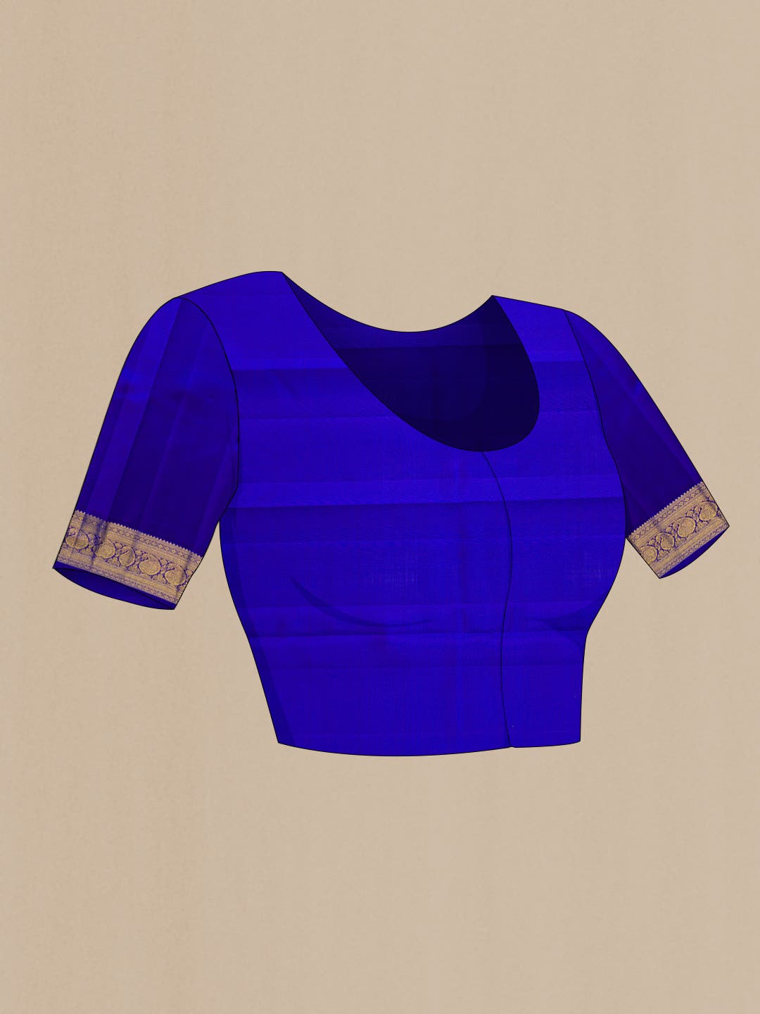 Parrot Green Kanchipuram Silk Saree