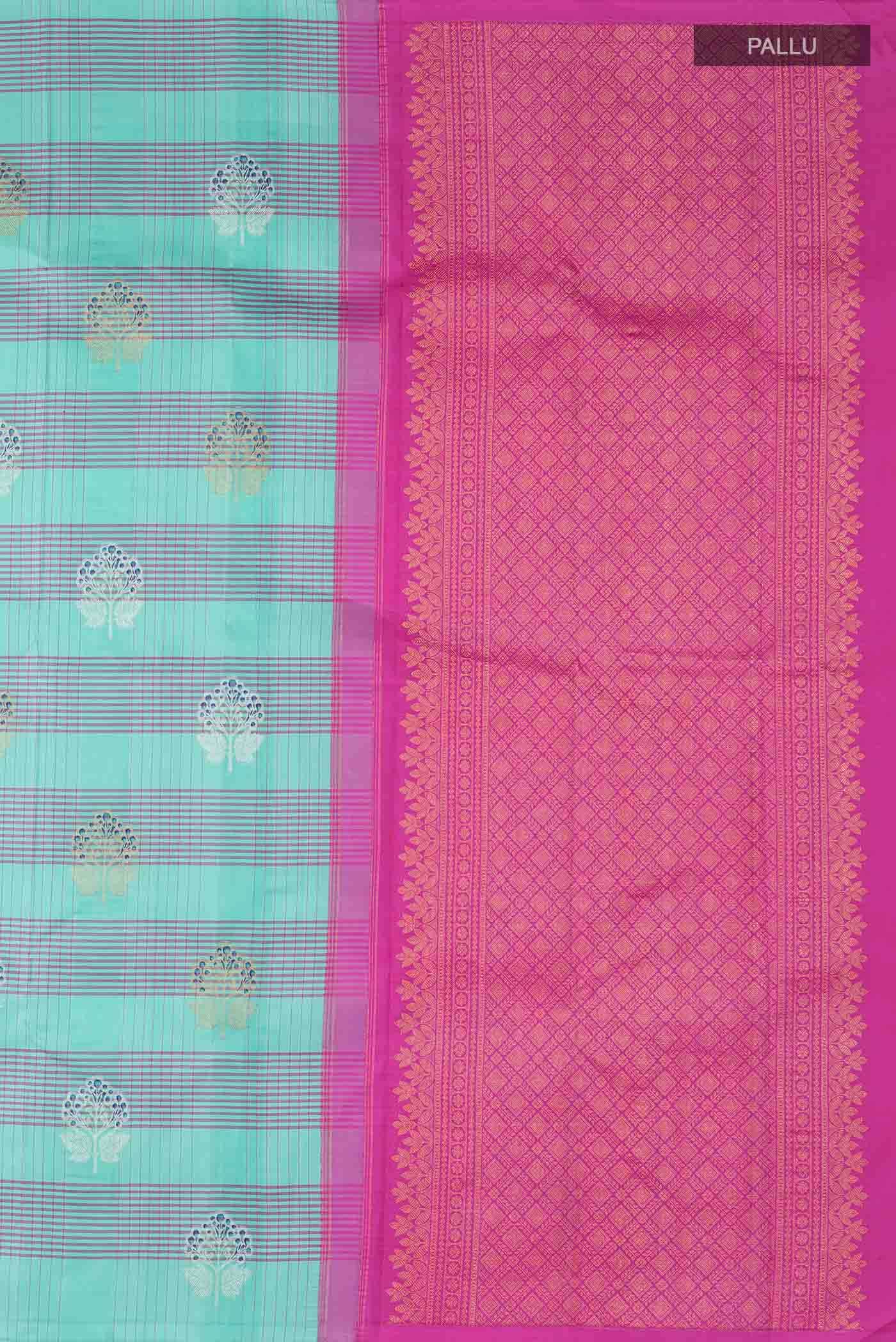 Blue Kanchipuram Silk Saree