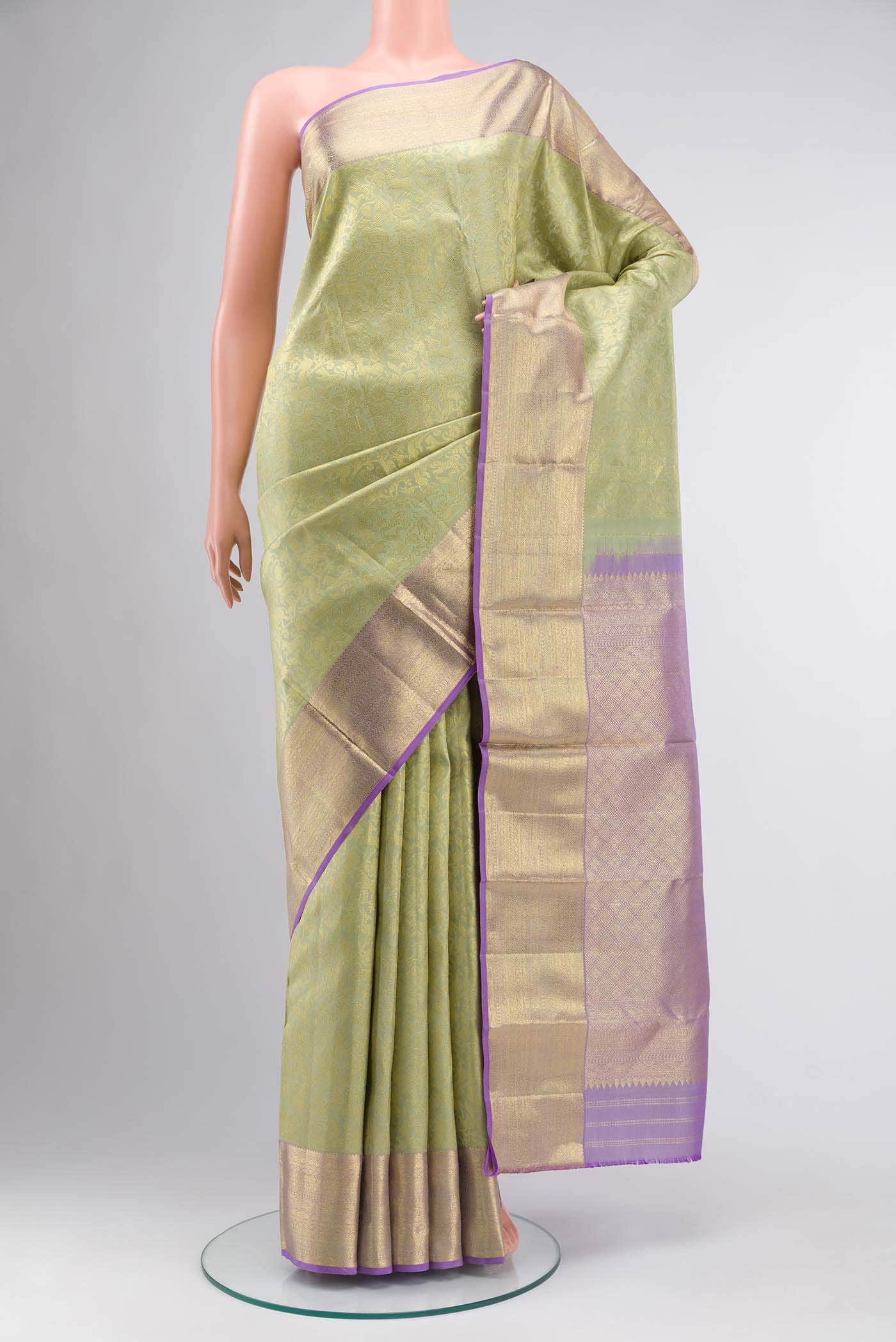 Green Kanchipuram Silk Saree