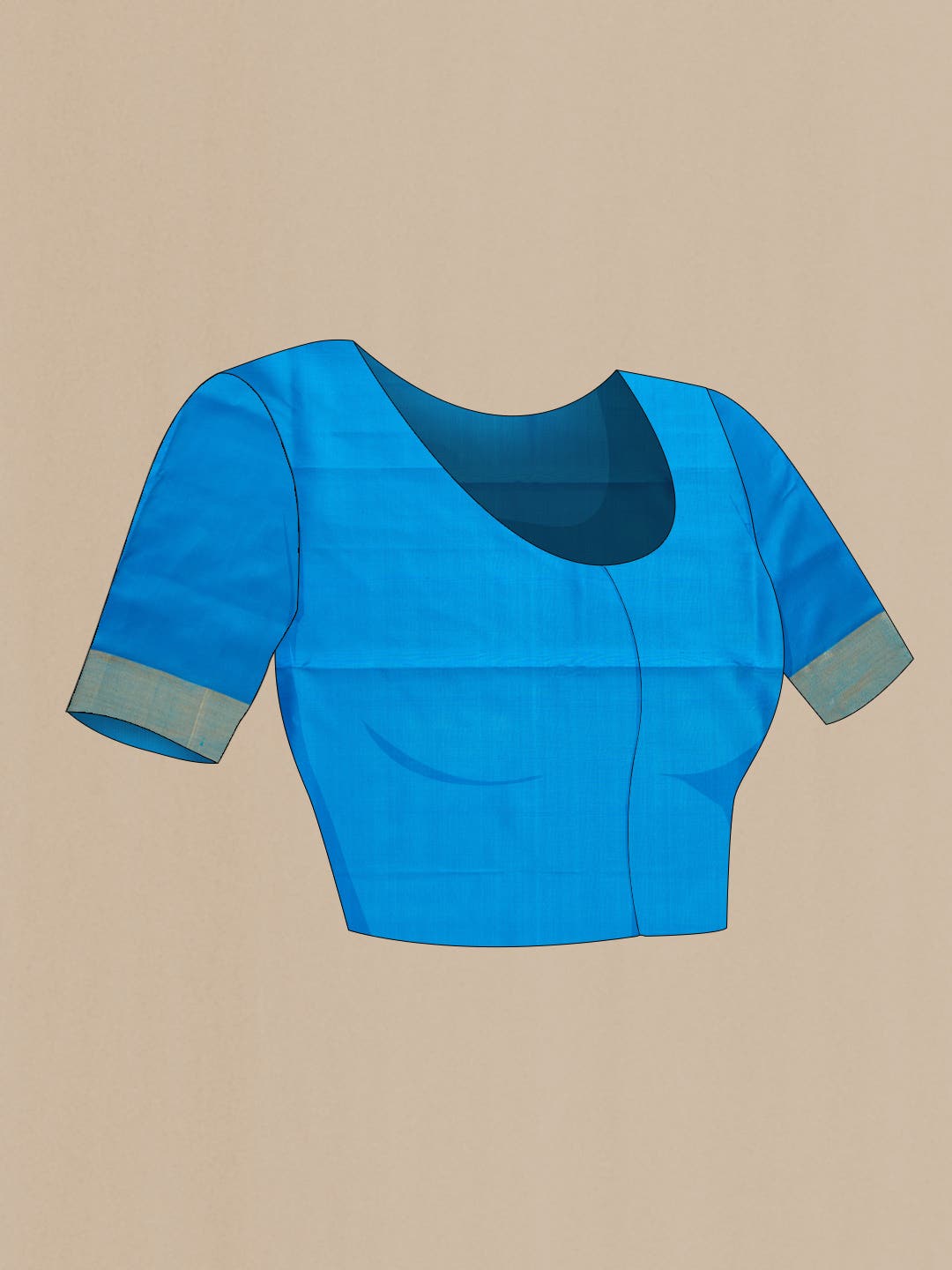 Cream Soft Silk Saree