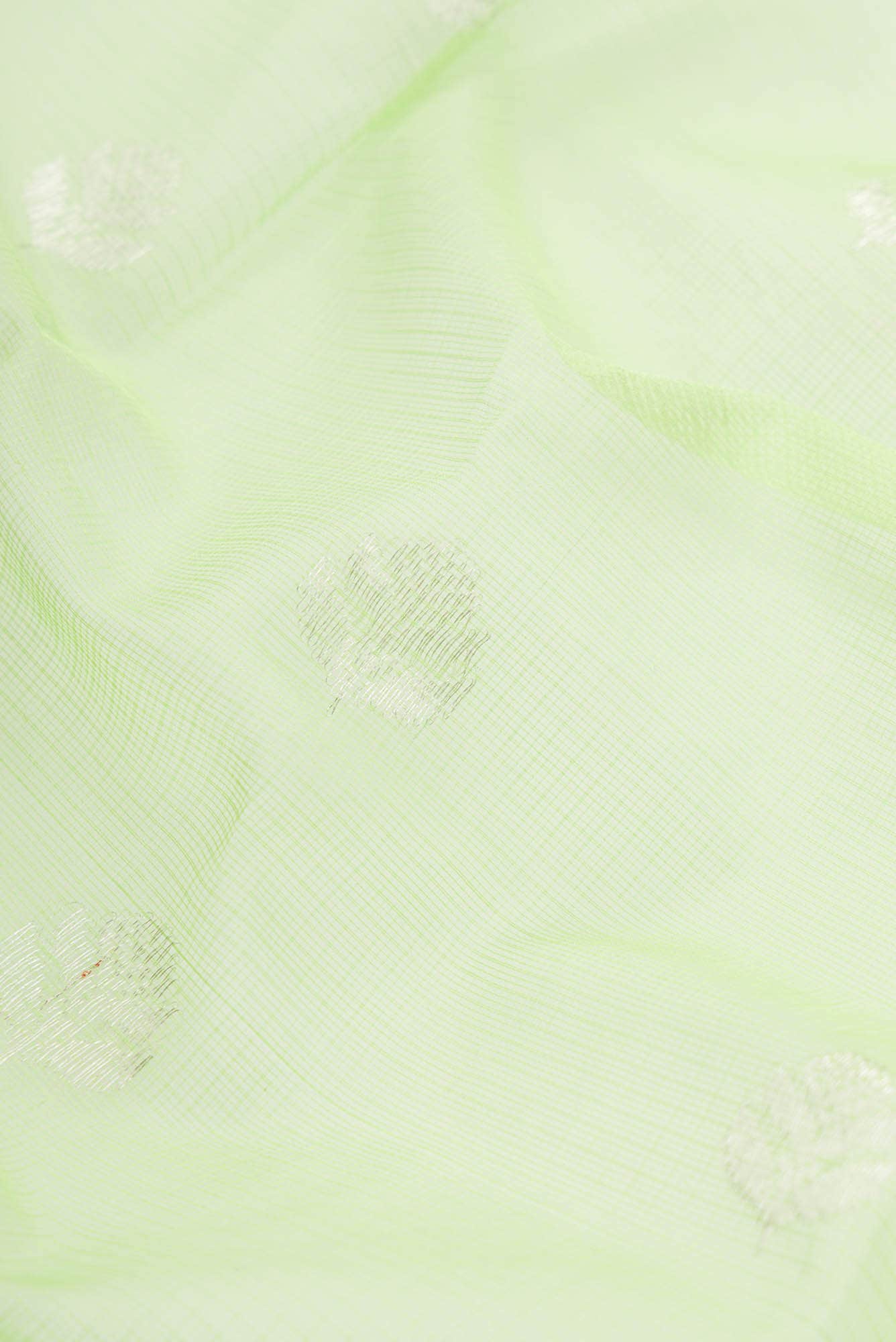 Pista Green Dual Tone Kota Silk Saree