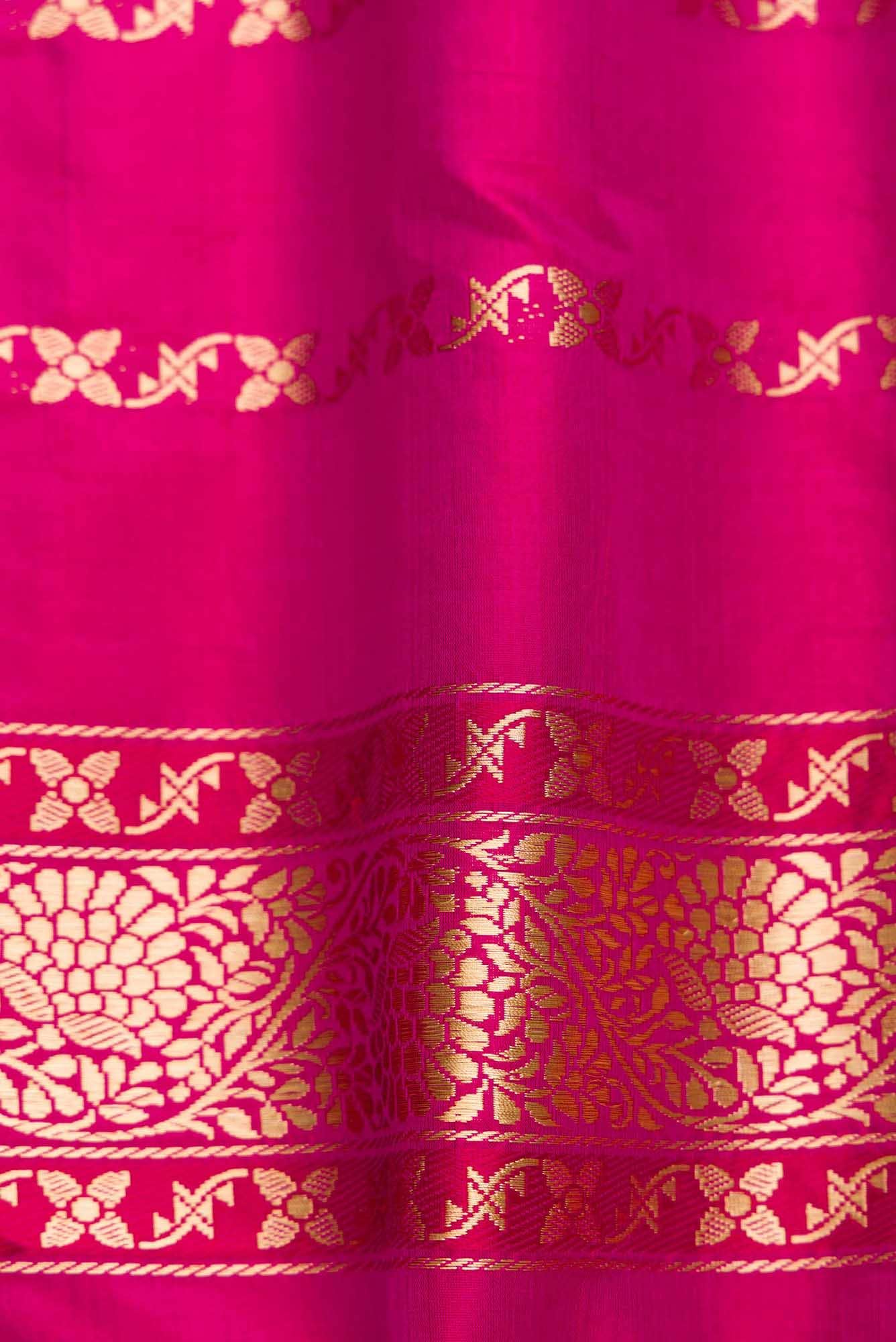 Green Dual Tone Banarasi Silk Saree