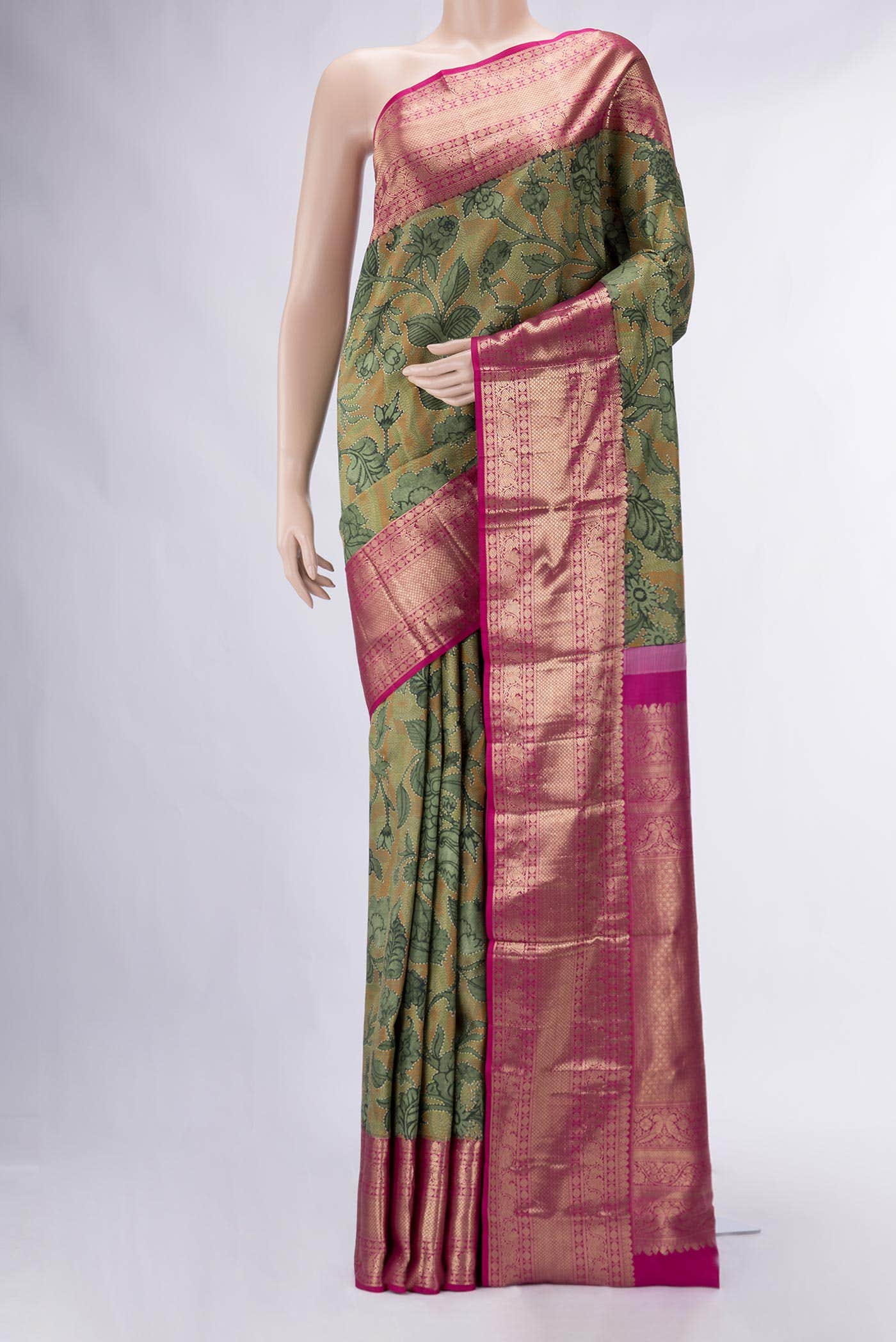 Green Kanchipuram Silk Saree