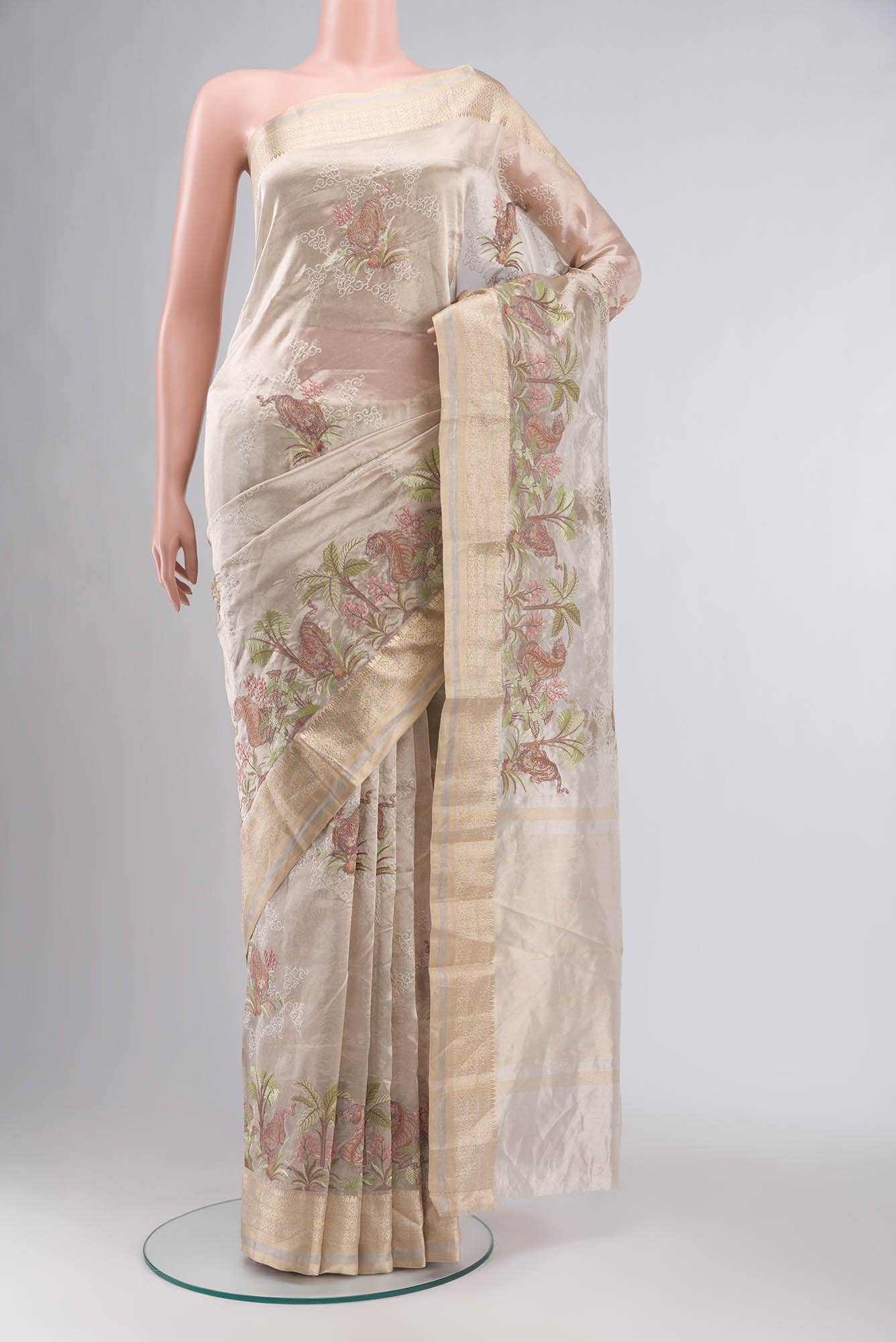 Gold Tissue Silk Saree