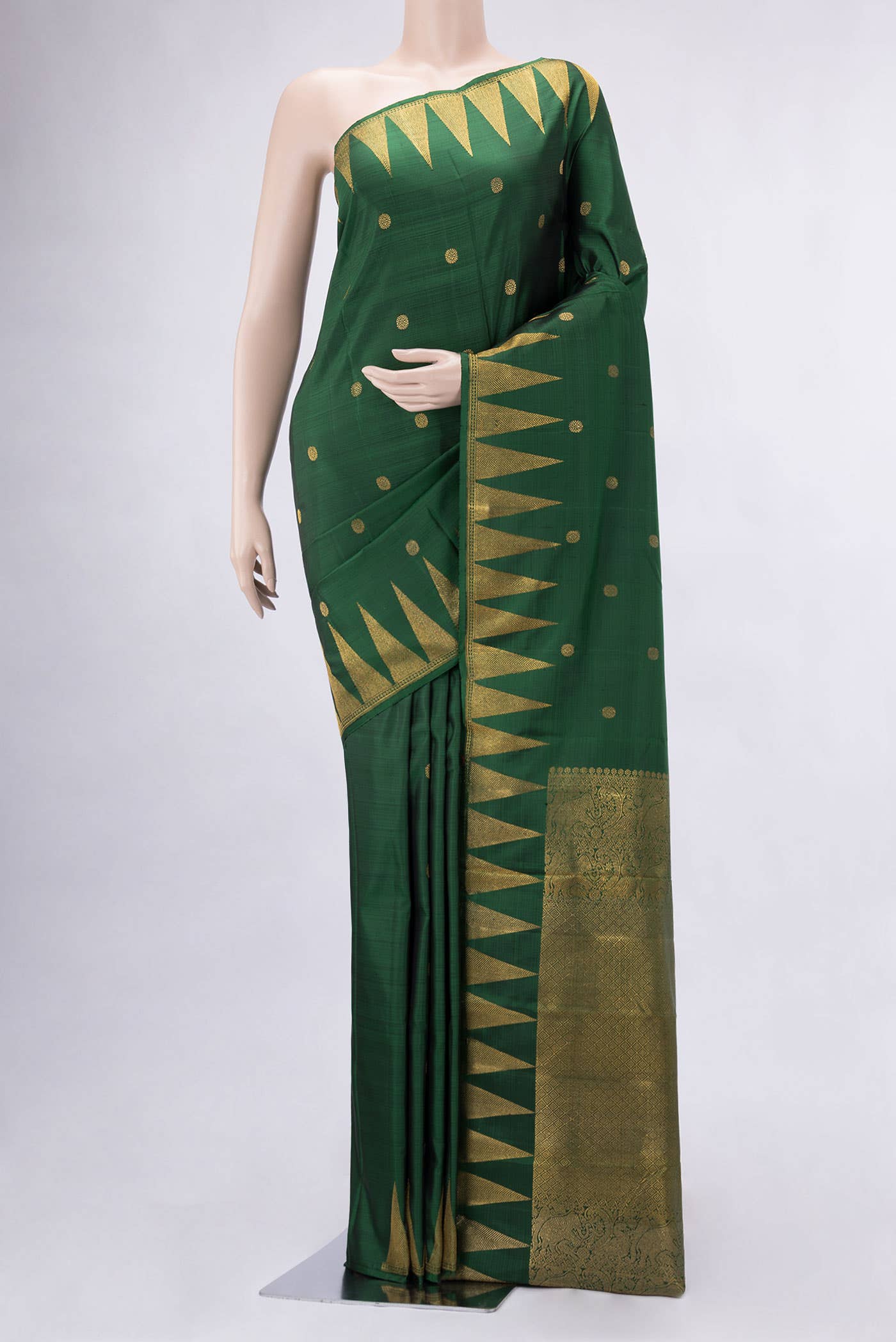 Green Kanchipuram Silk Saree