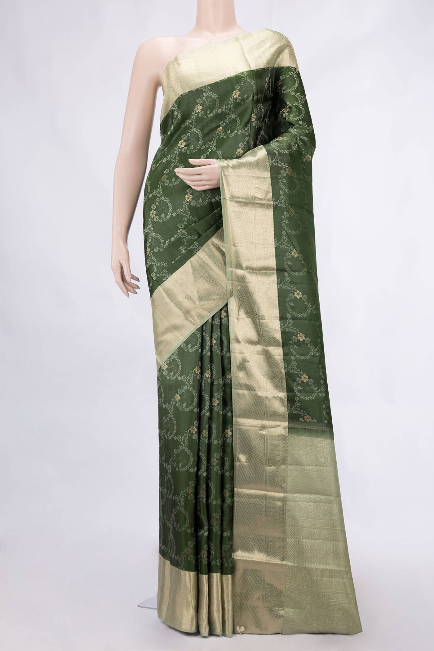 Green Kanchipuram Silk Saree