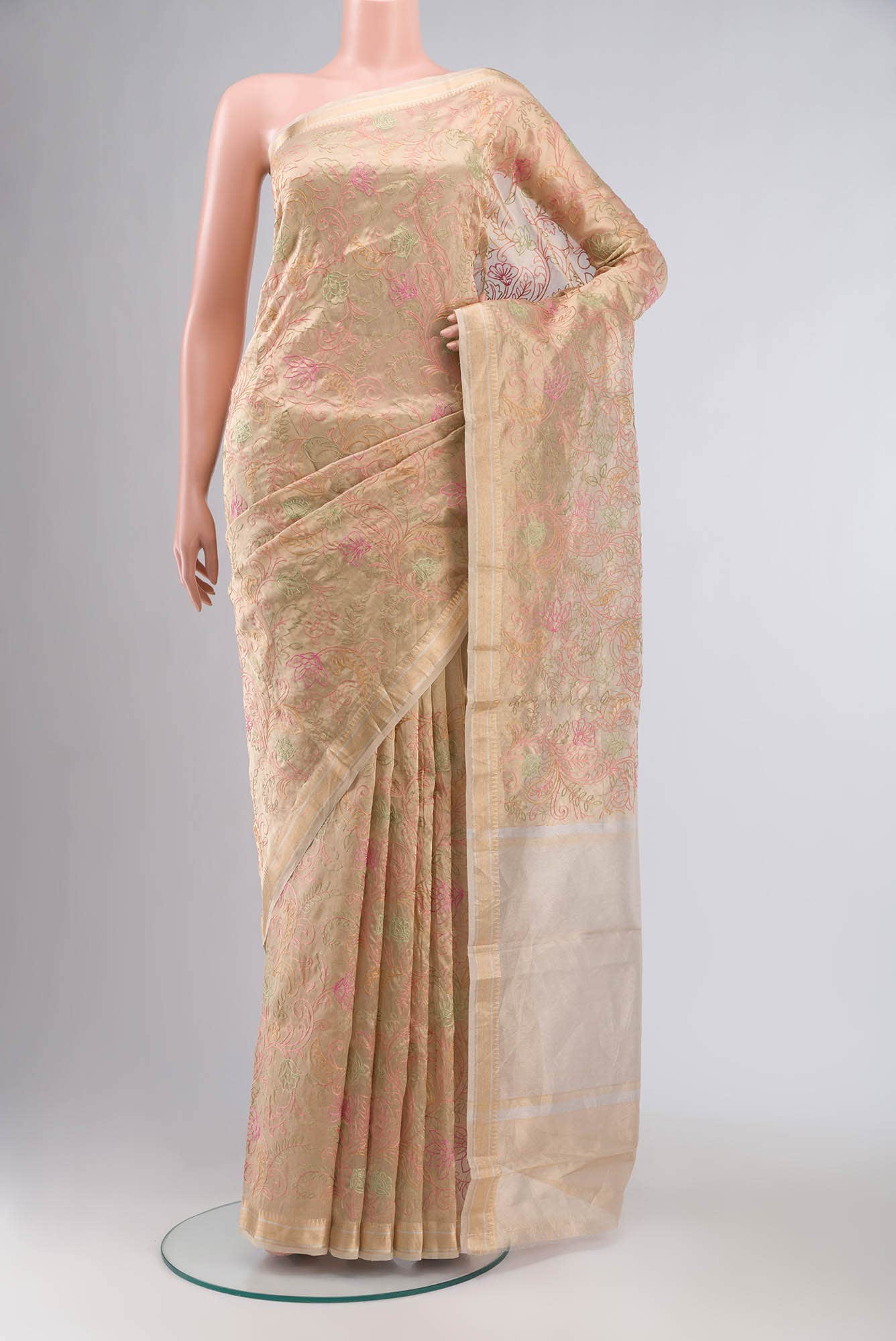 Gold Tissue Silk Saree