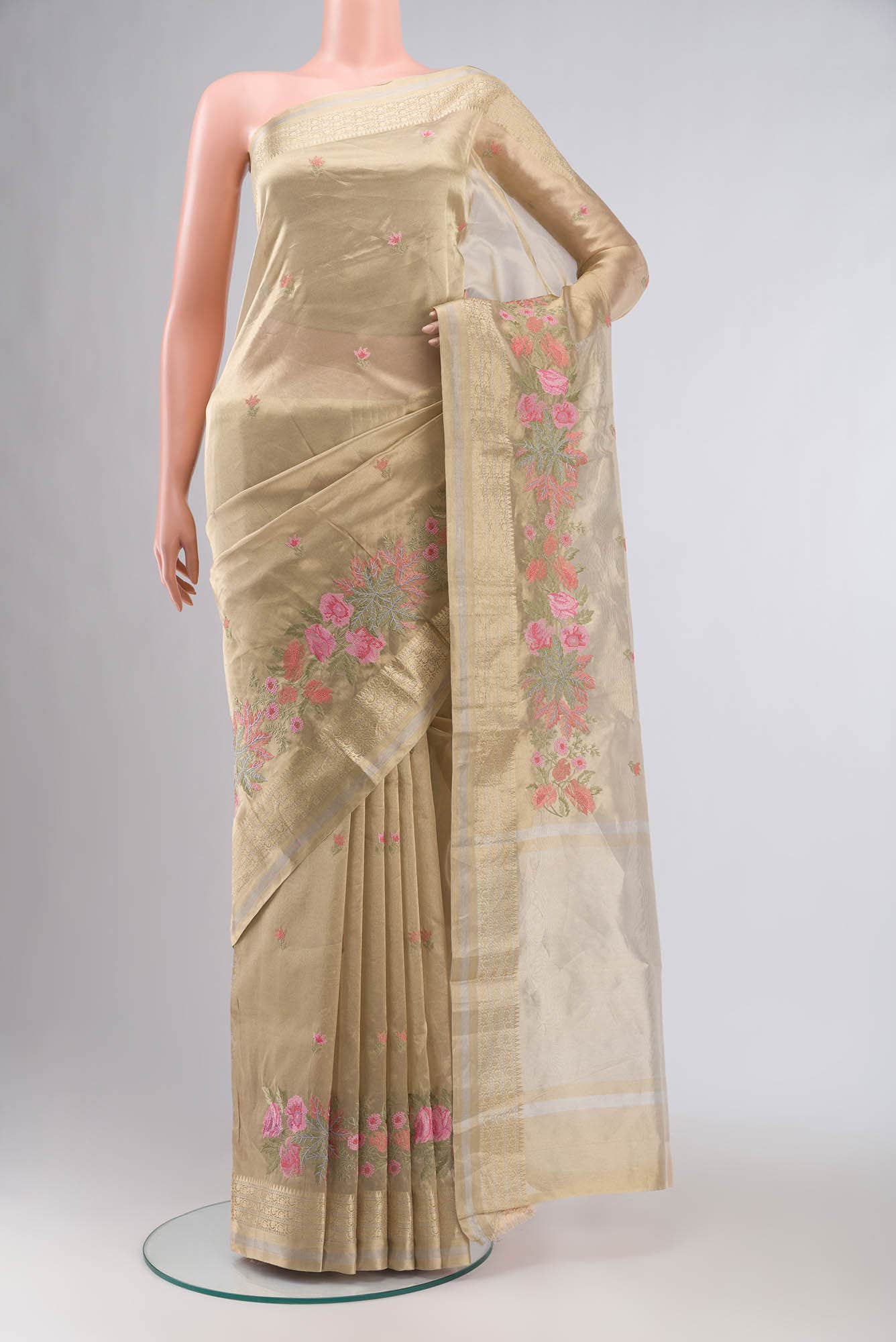 Gold Tissue Silk Saree