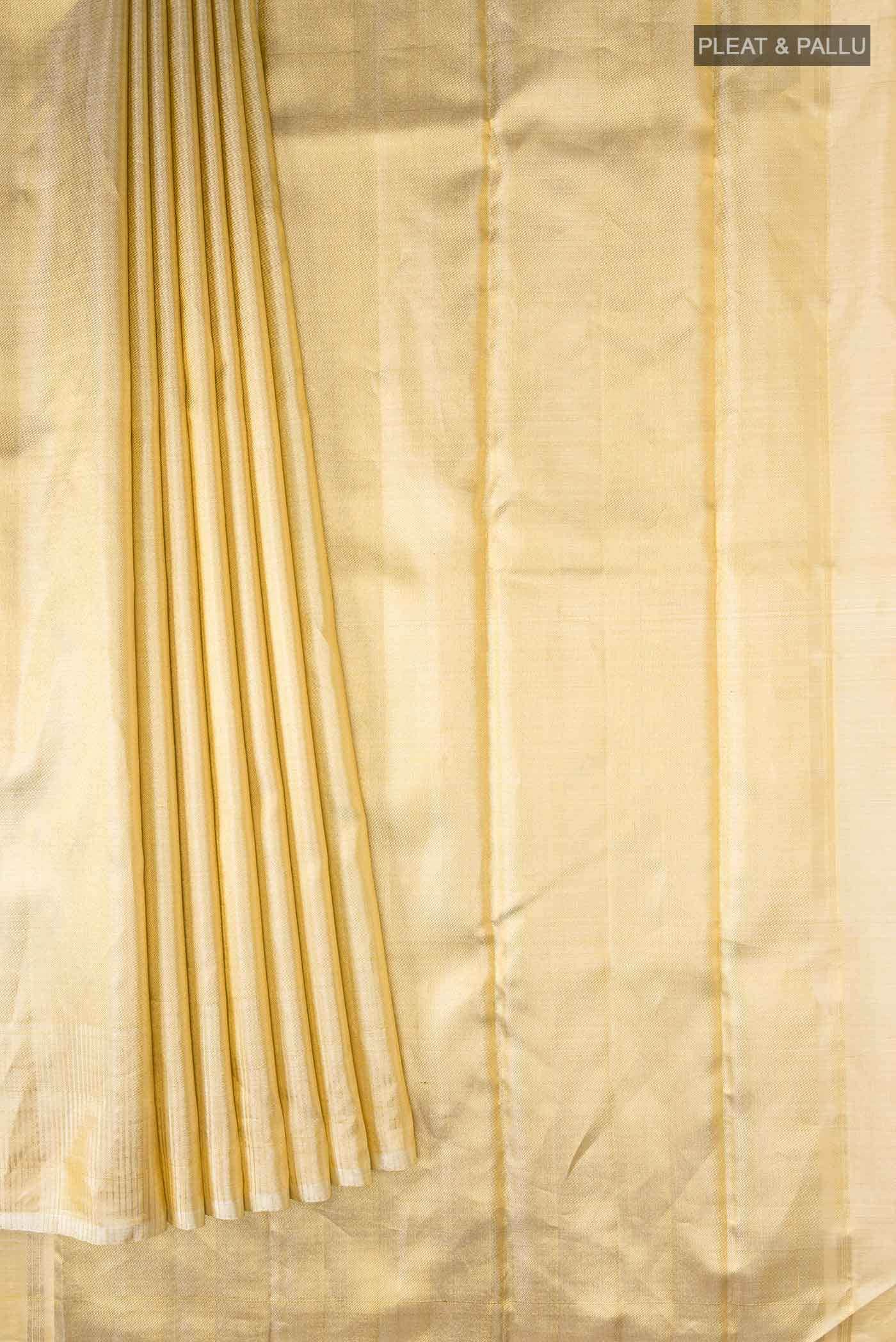 Gold Kanchipuram Tissue Silk Saree