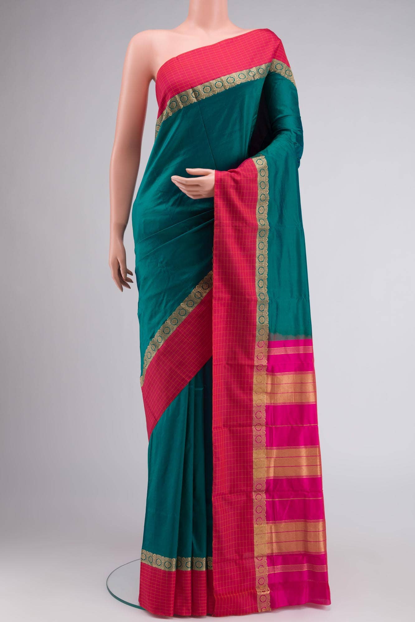 Blue Bangalore Silk Saree