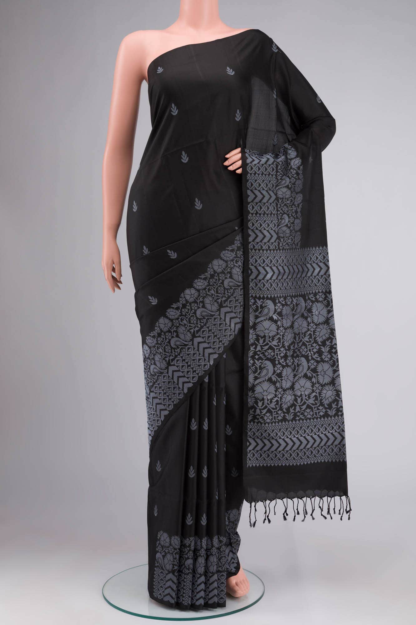 Black Soft Silk Saree
