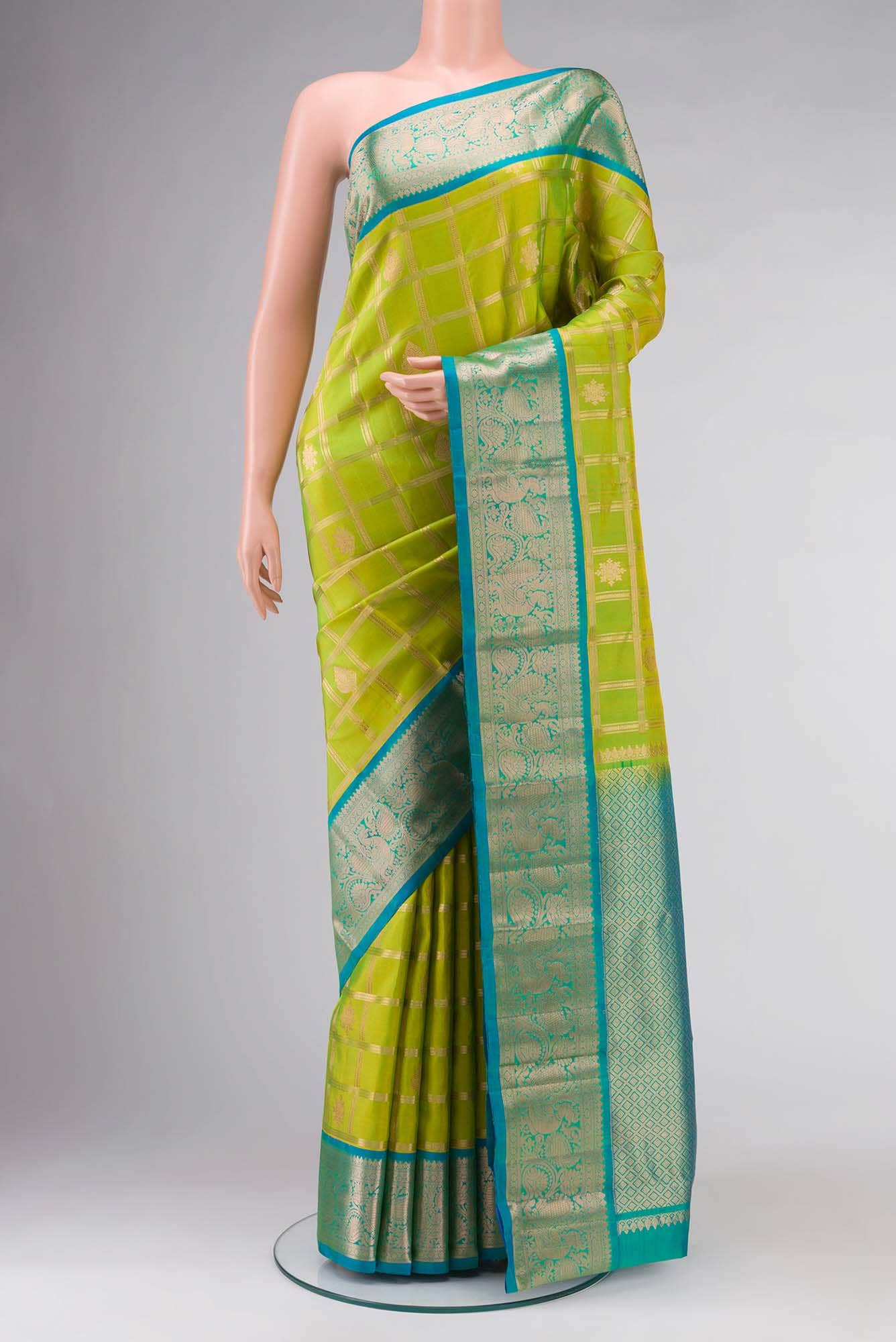 Green Kanchipuram Silk Saree