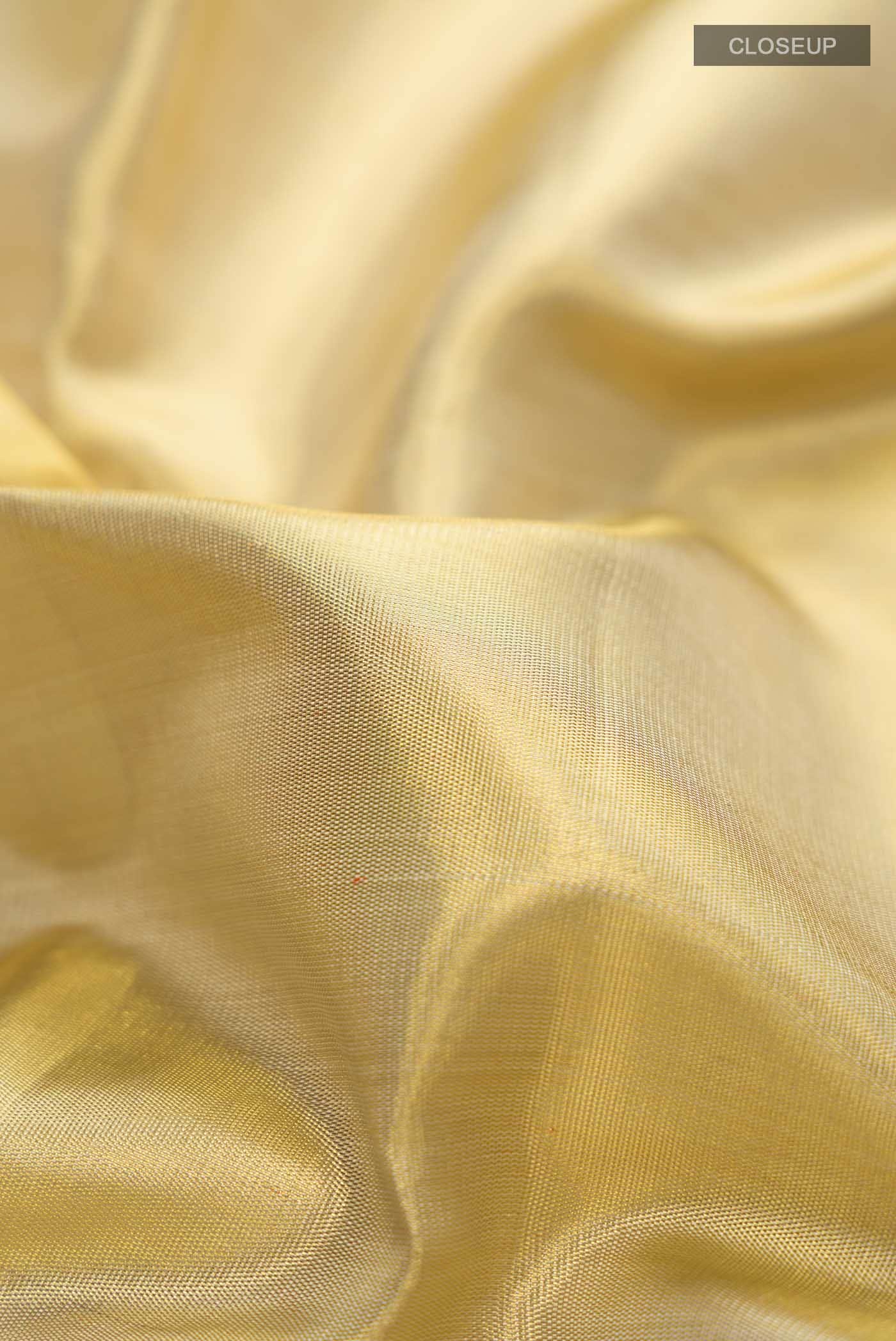Gold Kanchipuram Tissue Silk Saree