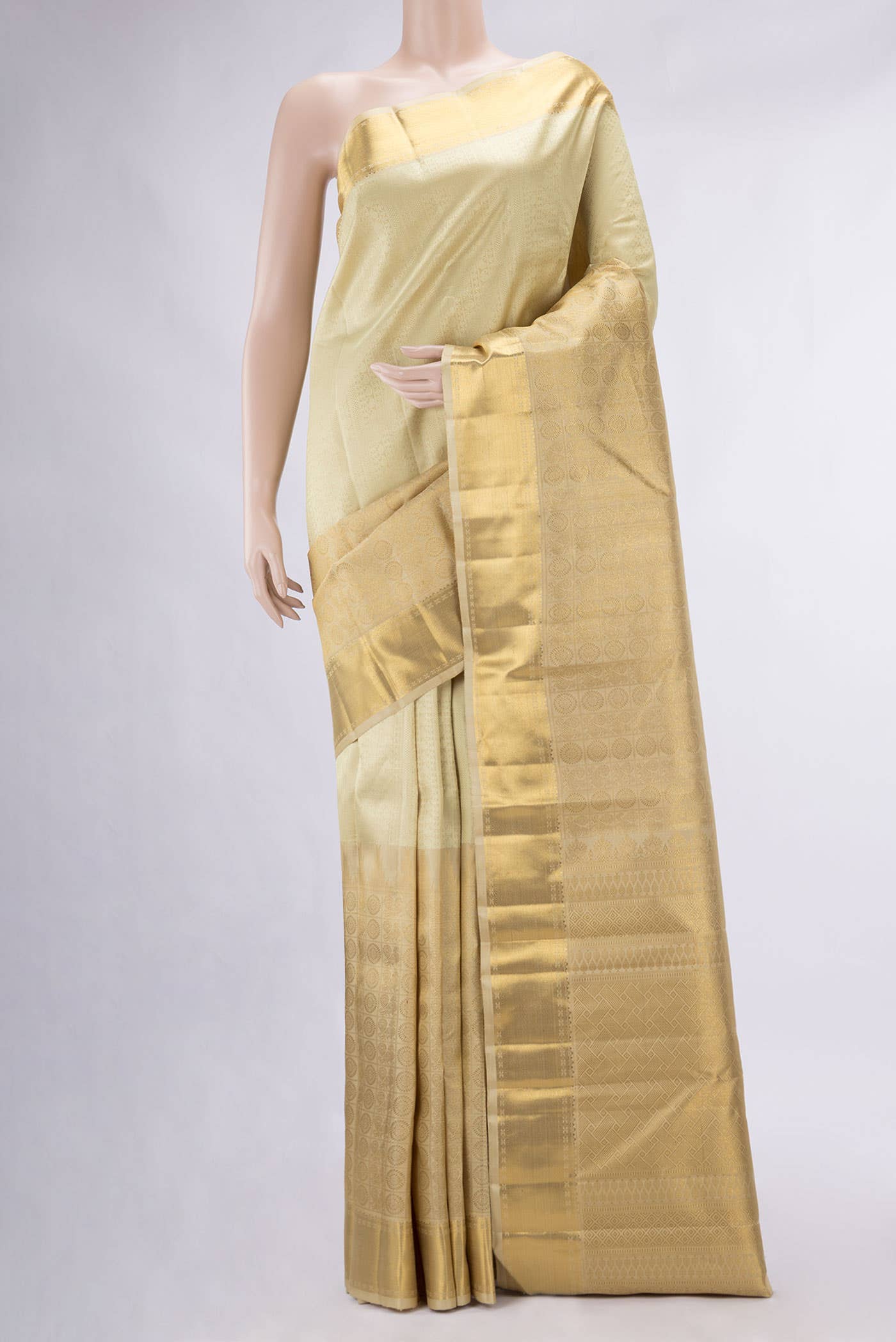 Pure Silk Pure Zari Multi Kanchipuram Saree