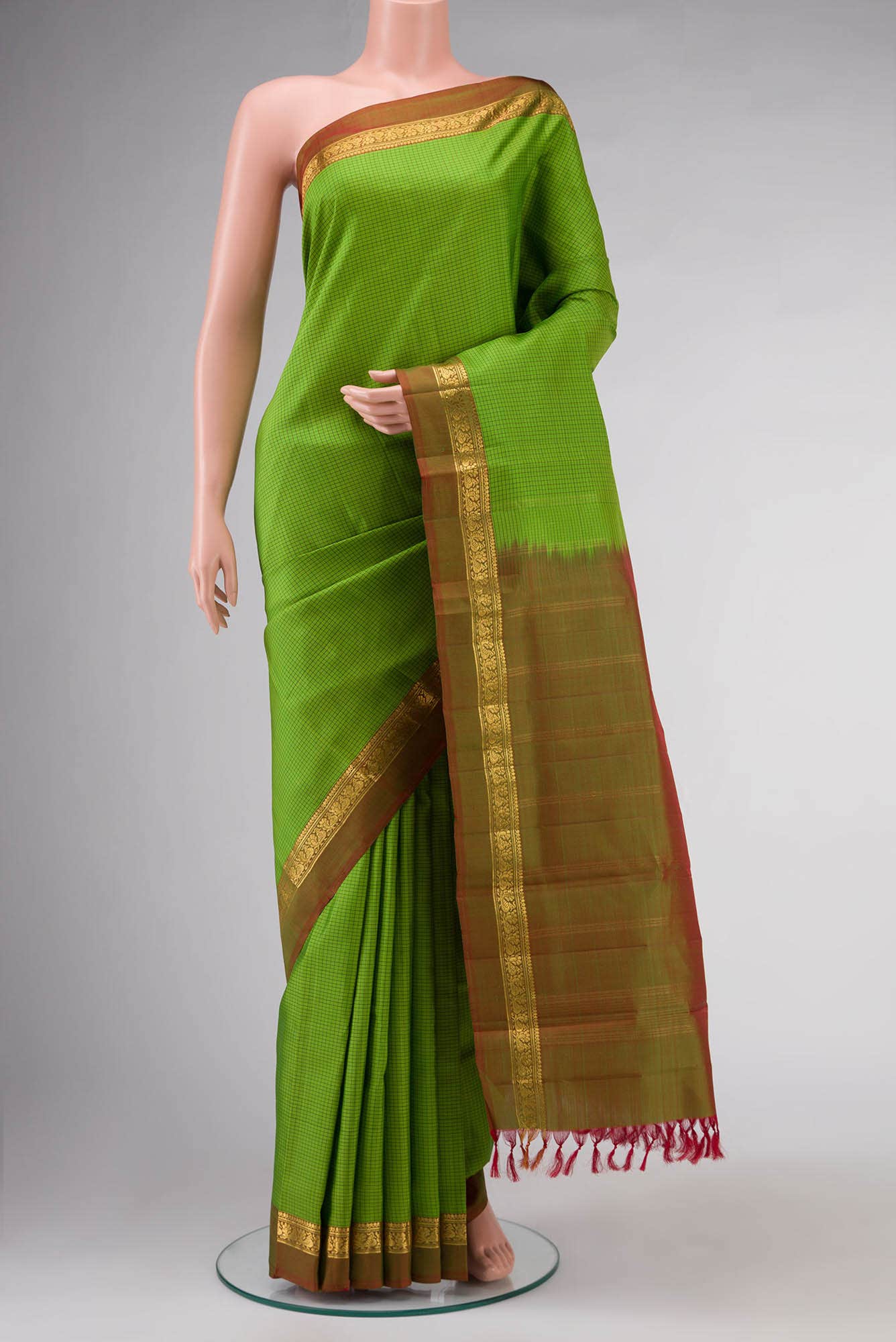 Green Kanchipuram Silk Saree