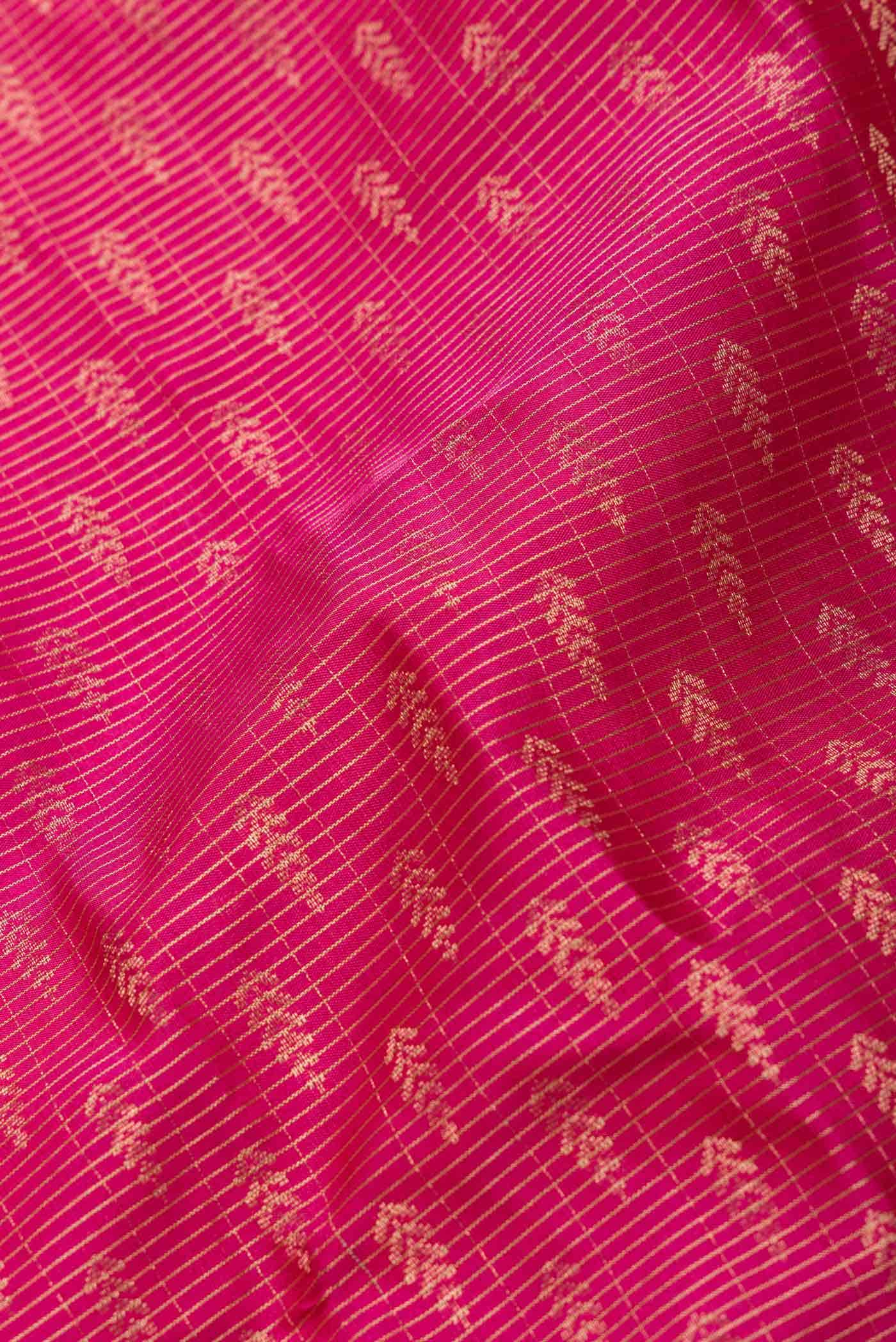 Pink Dual Tone Kanchipuram Silk Saree