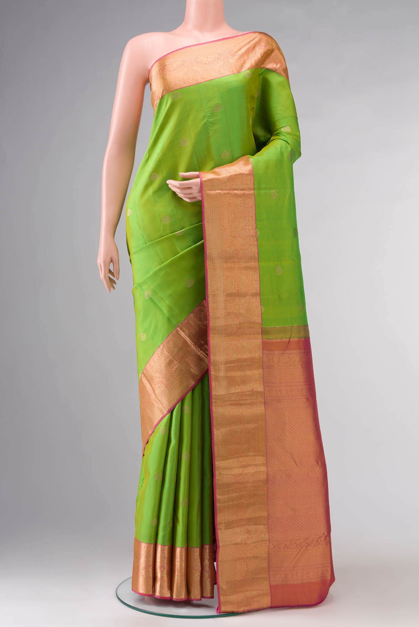 Green Kanchipuram Silk Saree