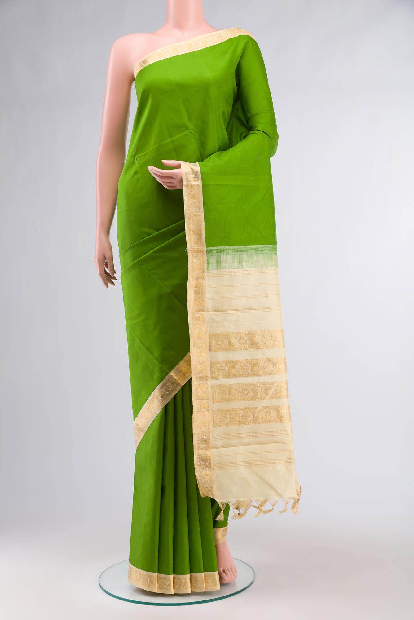 Green Kanchipuram Silk Saree