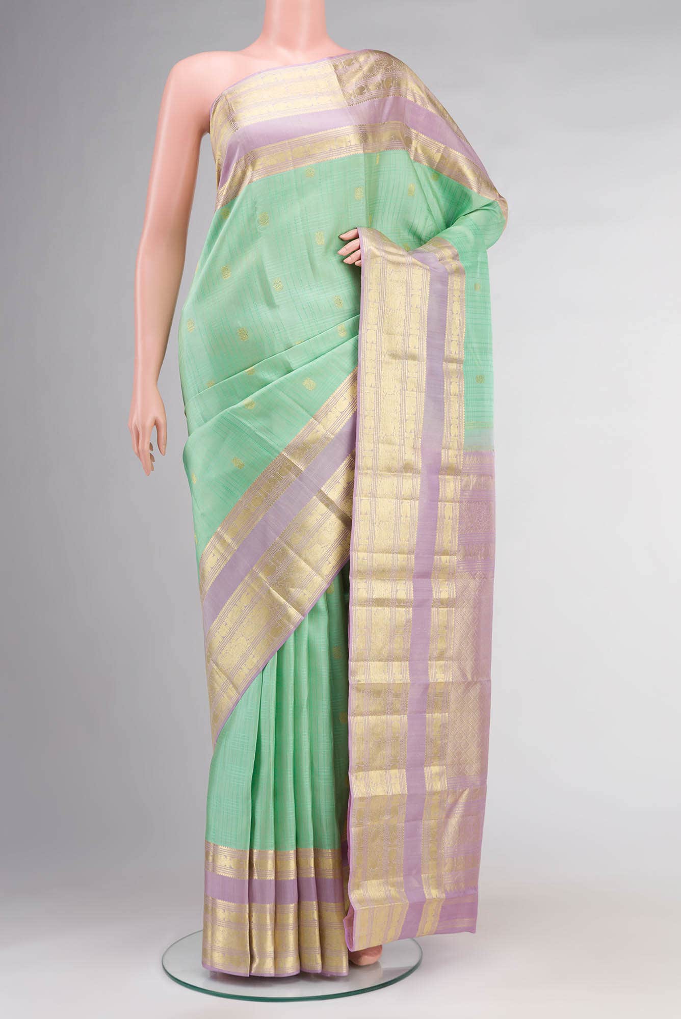 Green Kanchipuram Silk Saree