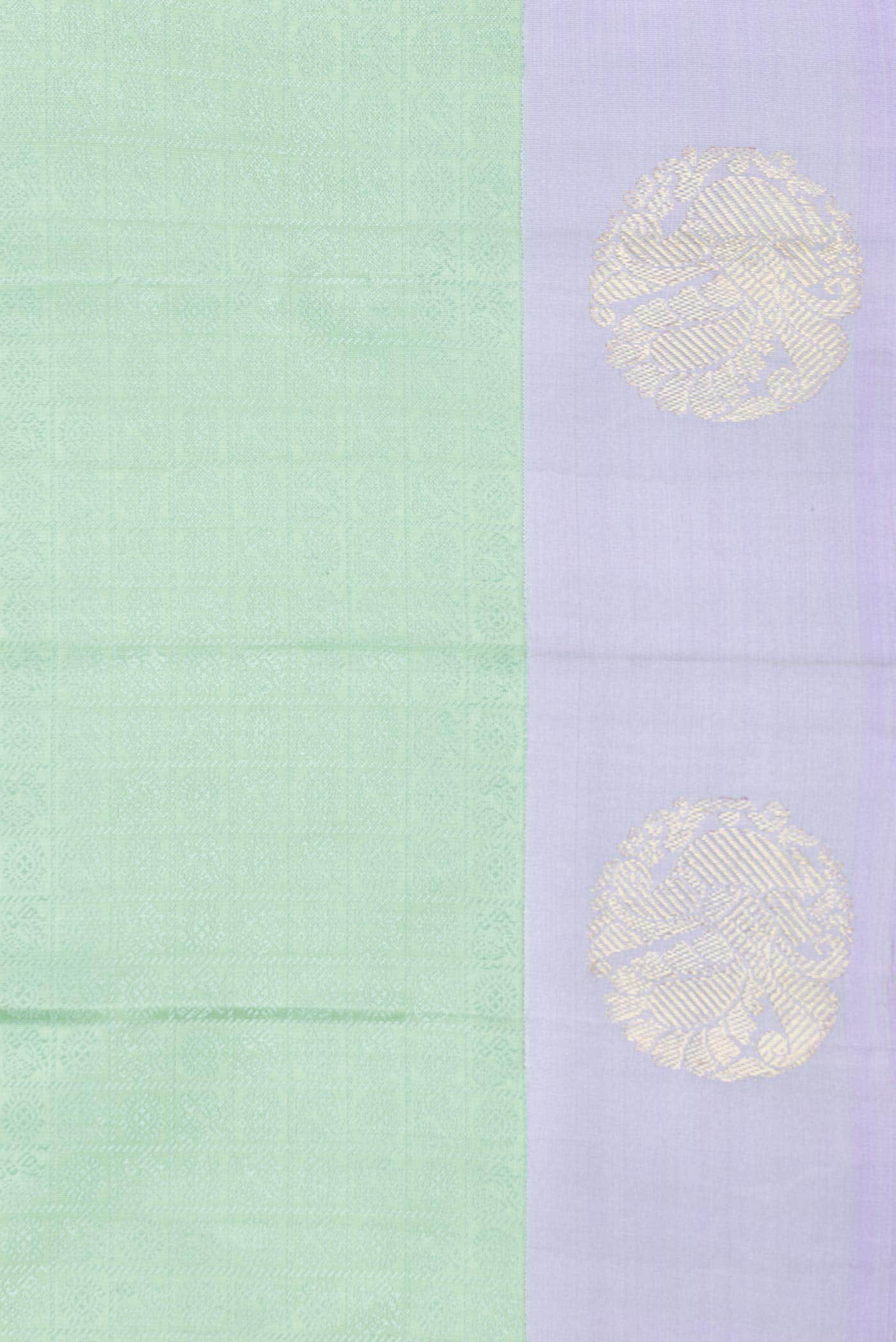 Green Dual Tone Kanchipuram Silk Saree