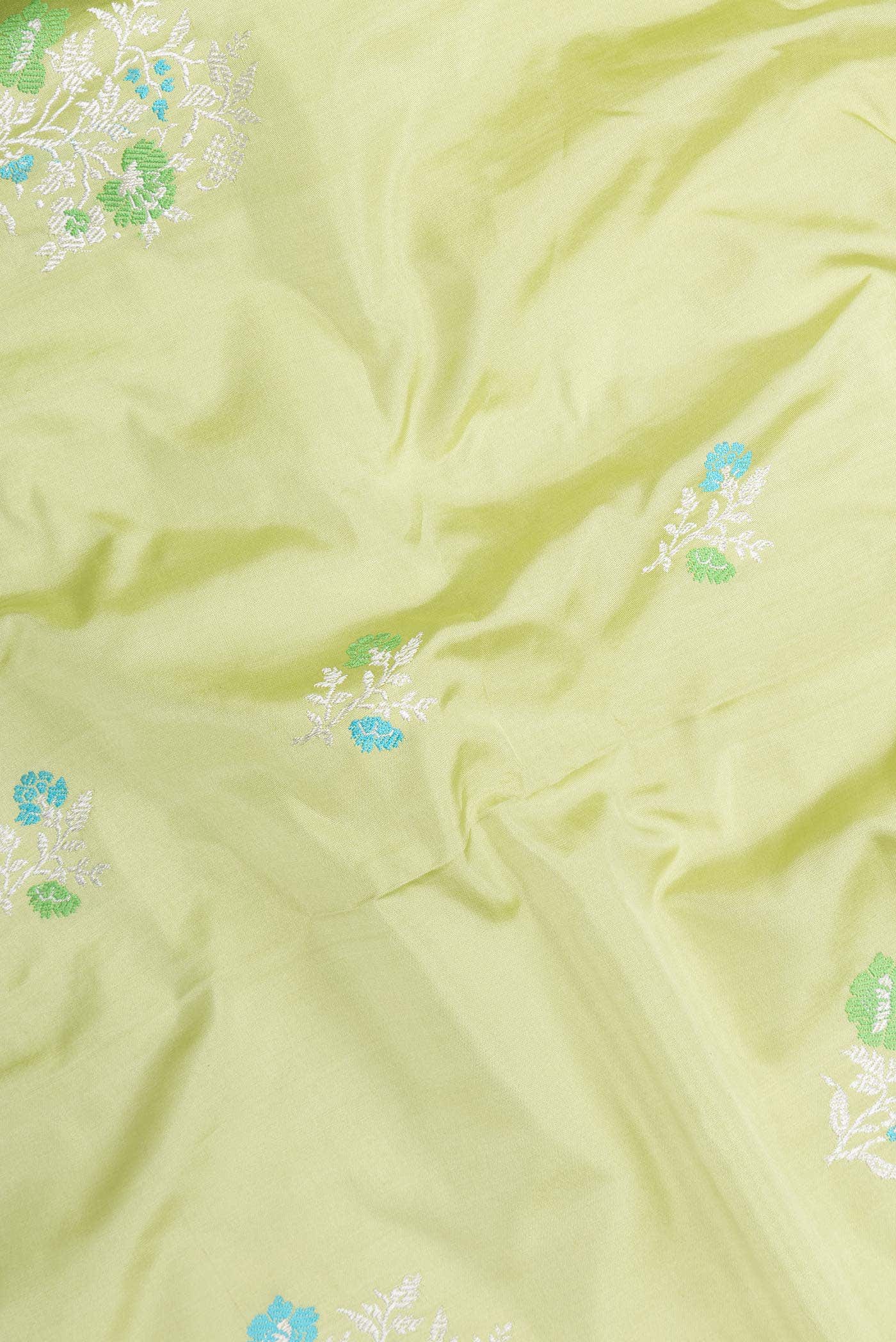 Light Green Banarasi Silk Saree