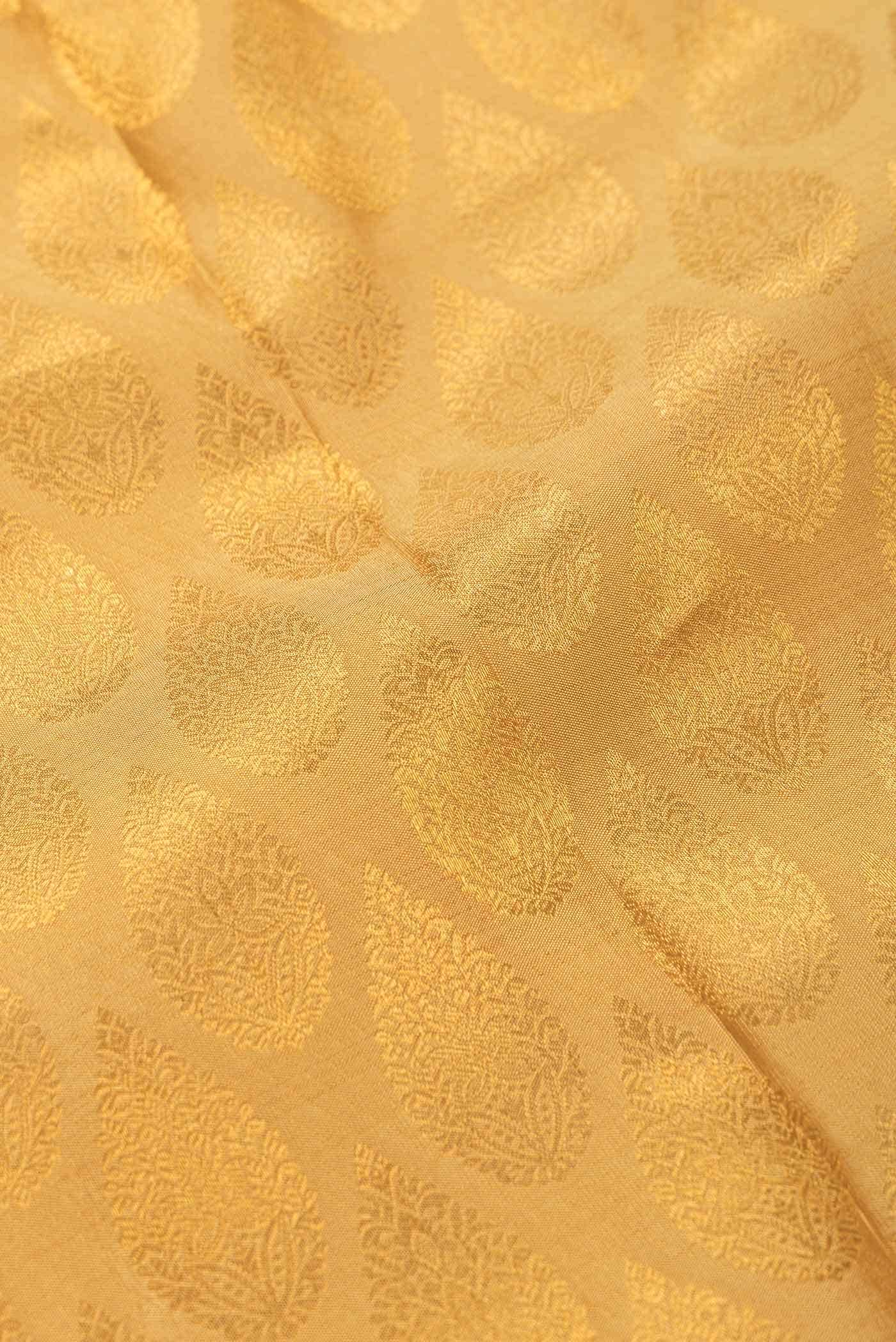 Gold Dual Tone Kanchipuram Silk Saree
