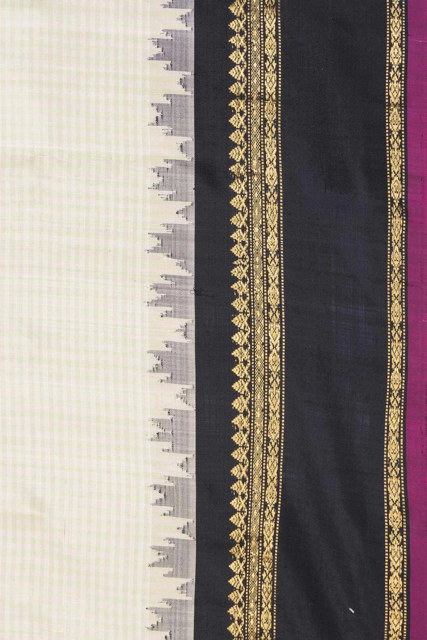 Pista Green Dual Tone Gadwal Silk Saree