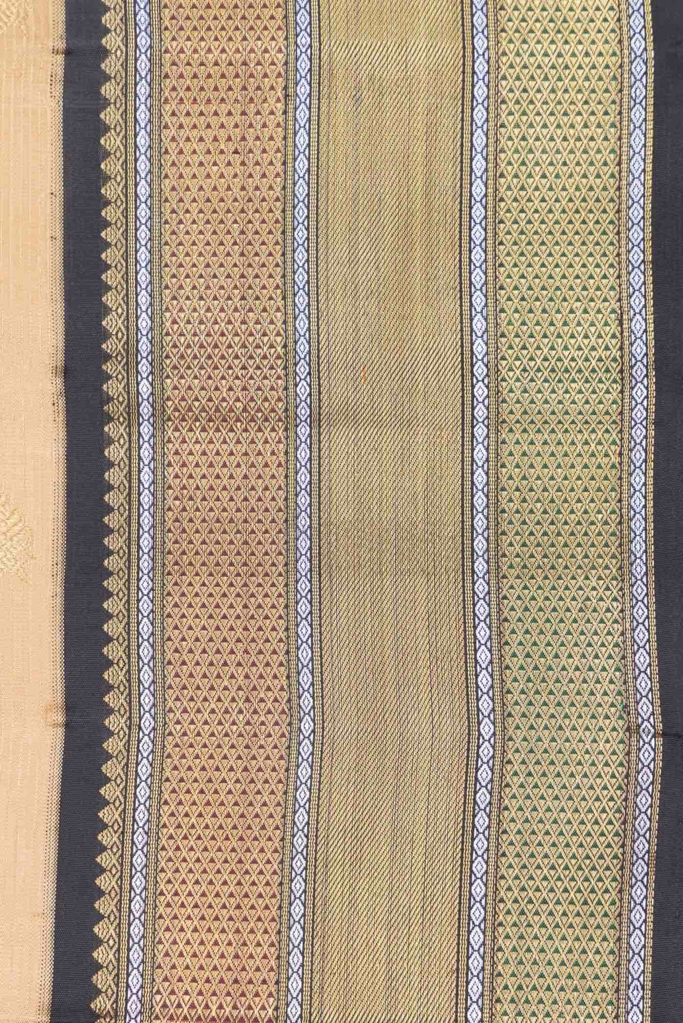 Gold Kanchipuram Silk Saree