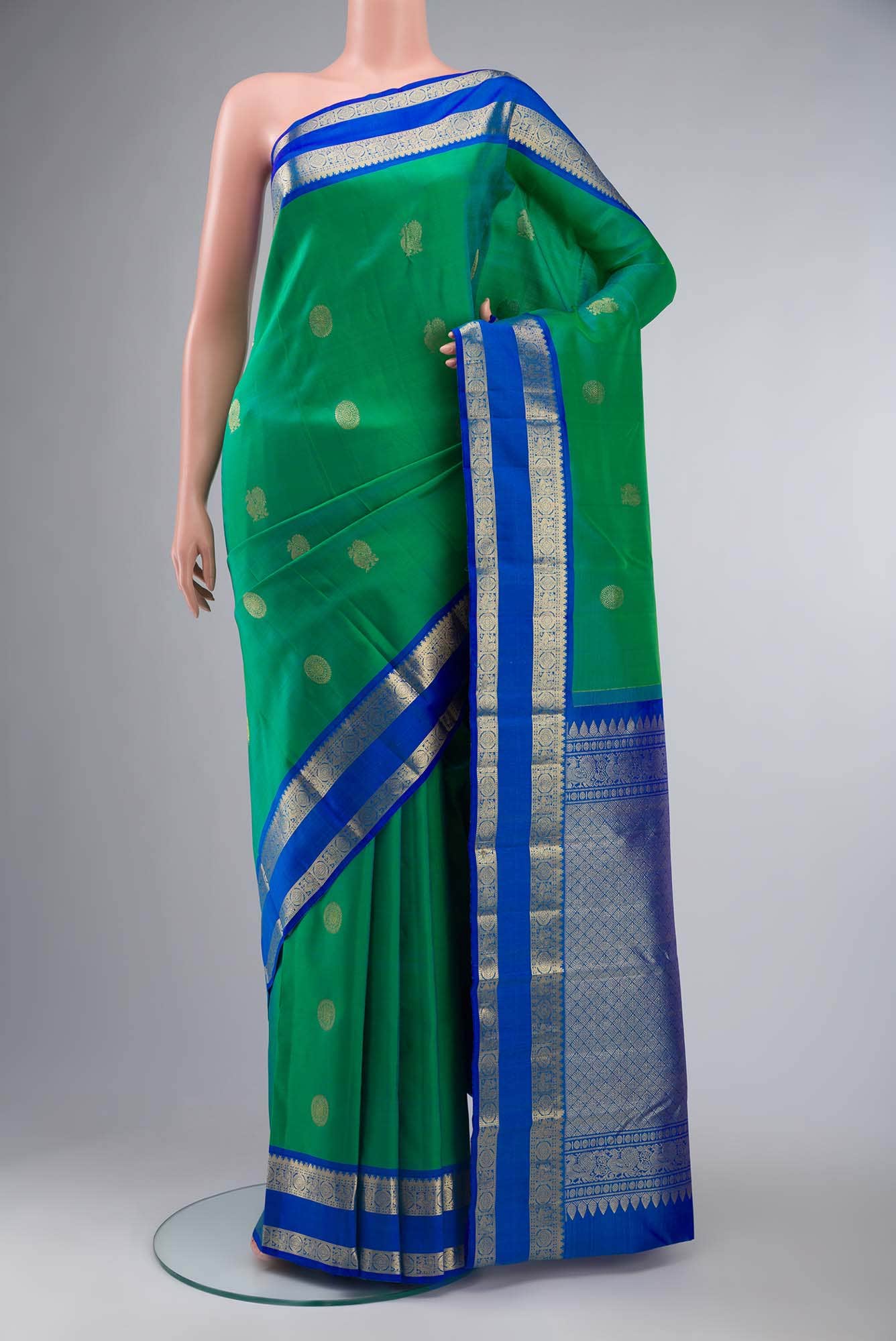 Green Kanchipuram Silk Saree