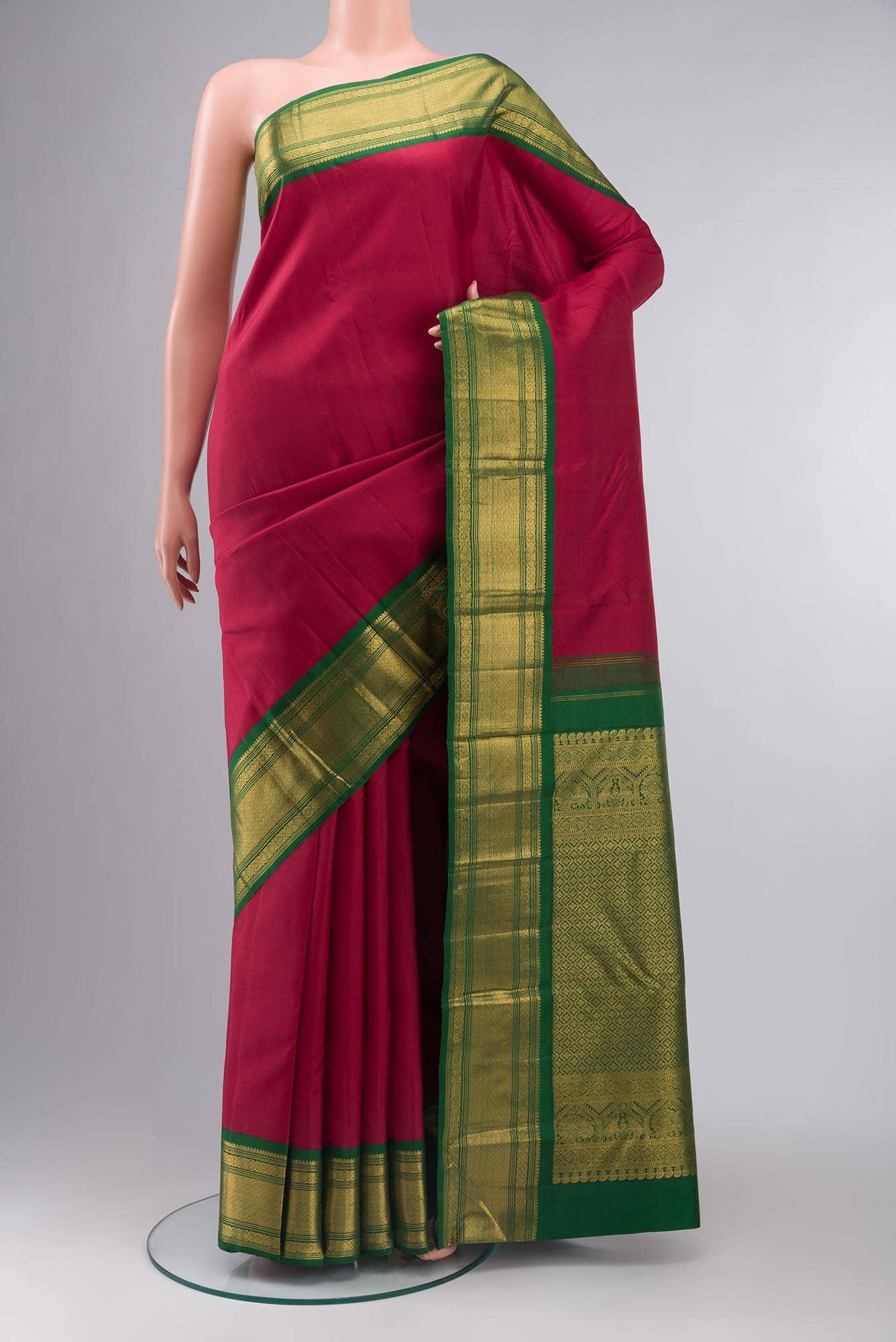 Red Kanchipuram Silk Saree
