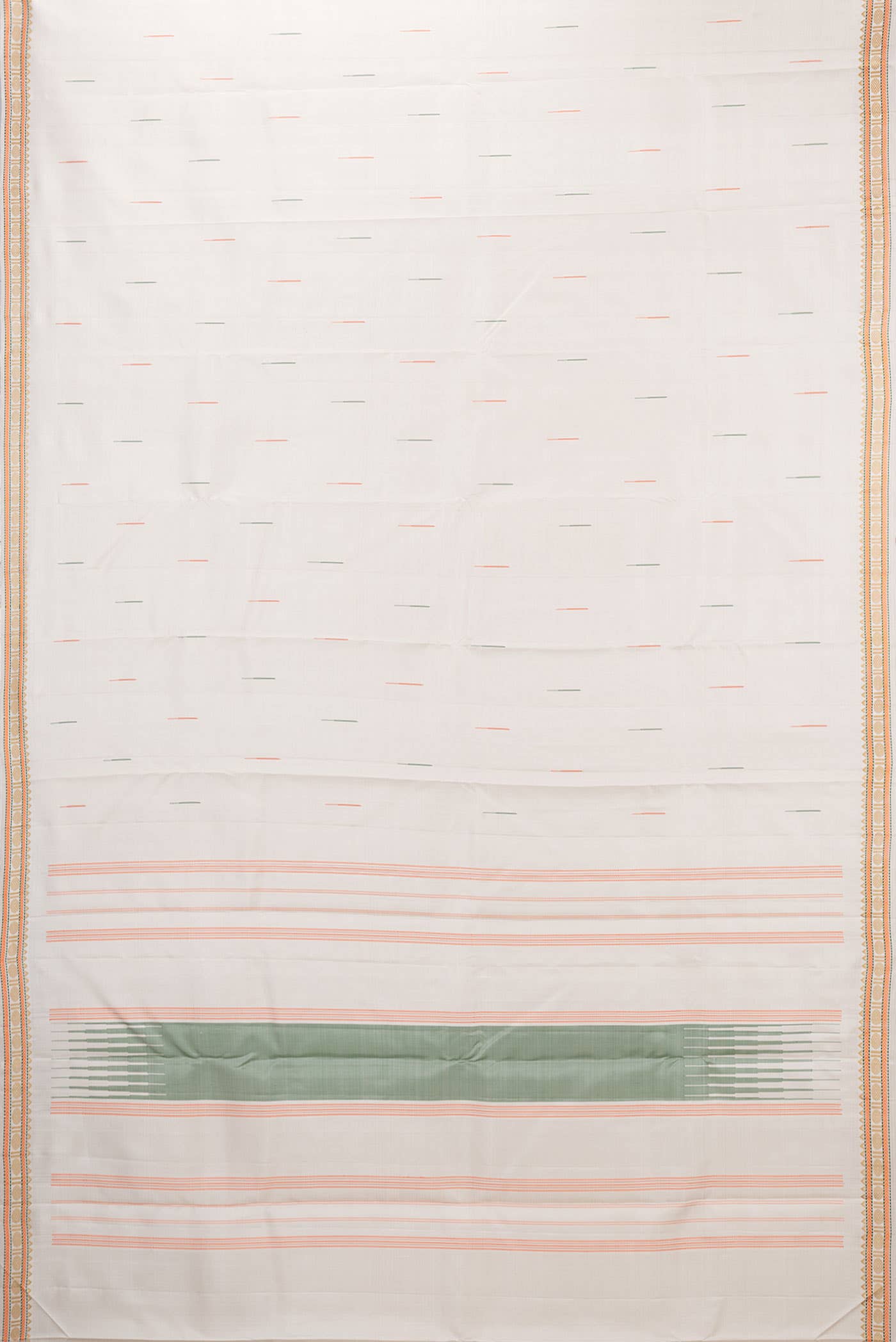 Grey Dual Tone Kanchipuram Silk Saree