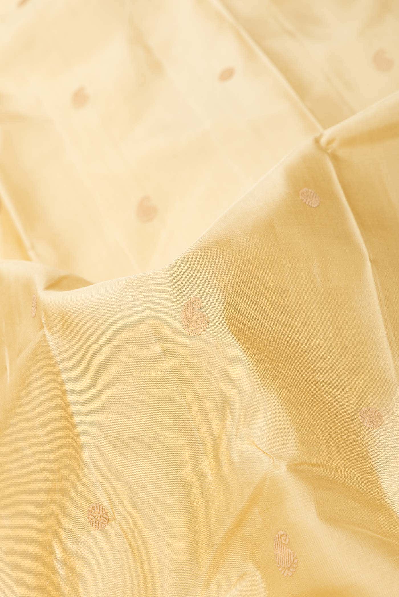 Sandal Dual Tone Kanchipuram Silk Saree