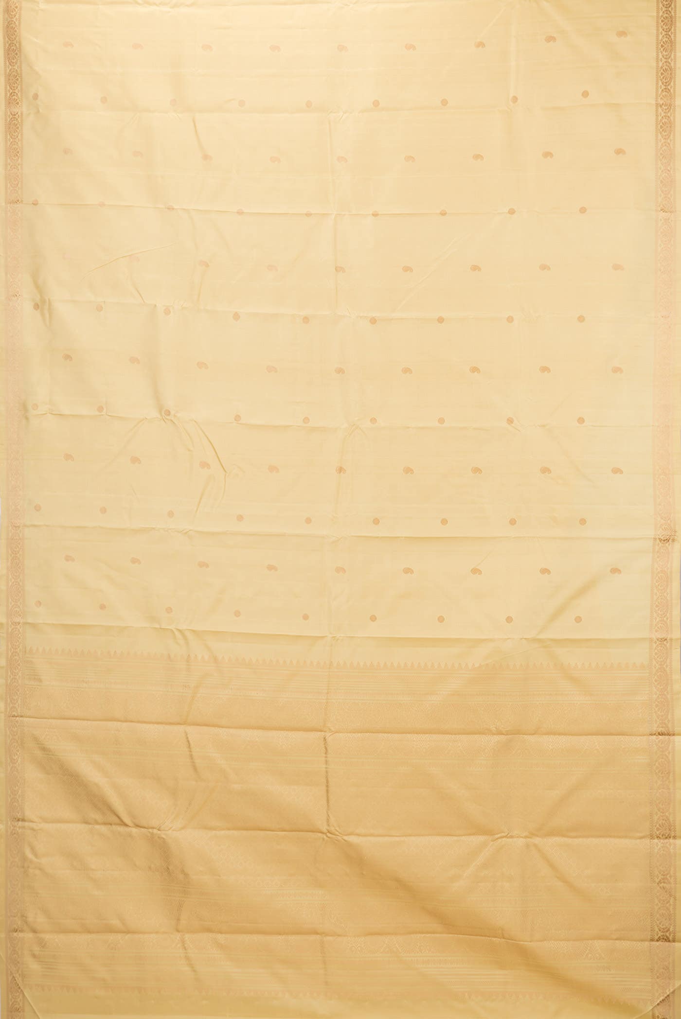 Sandal Dual Tone Kanchipuram Silk Saree