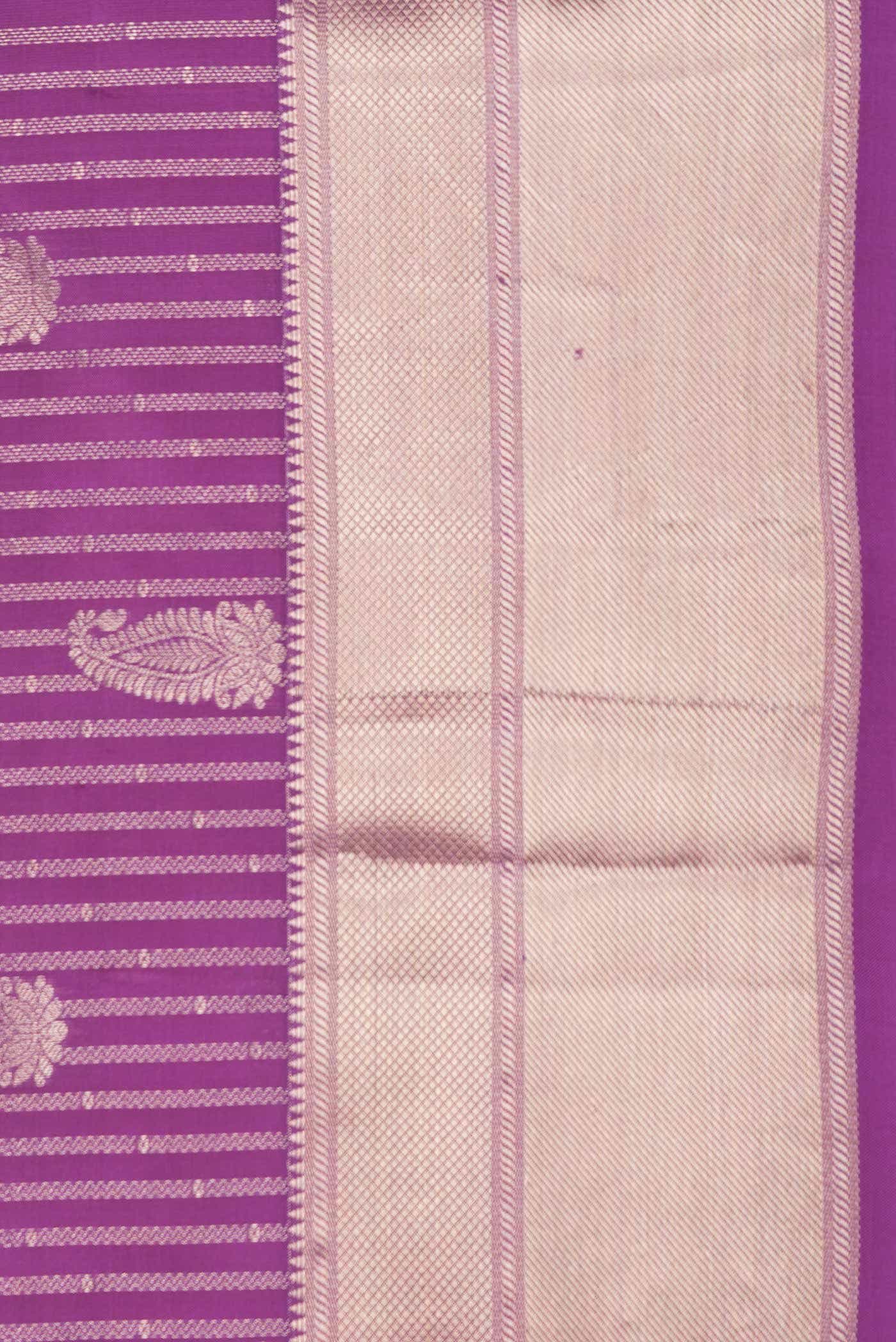 Magenta Dual Tone Soft Silk Saree