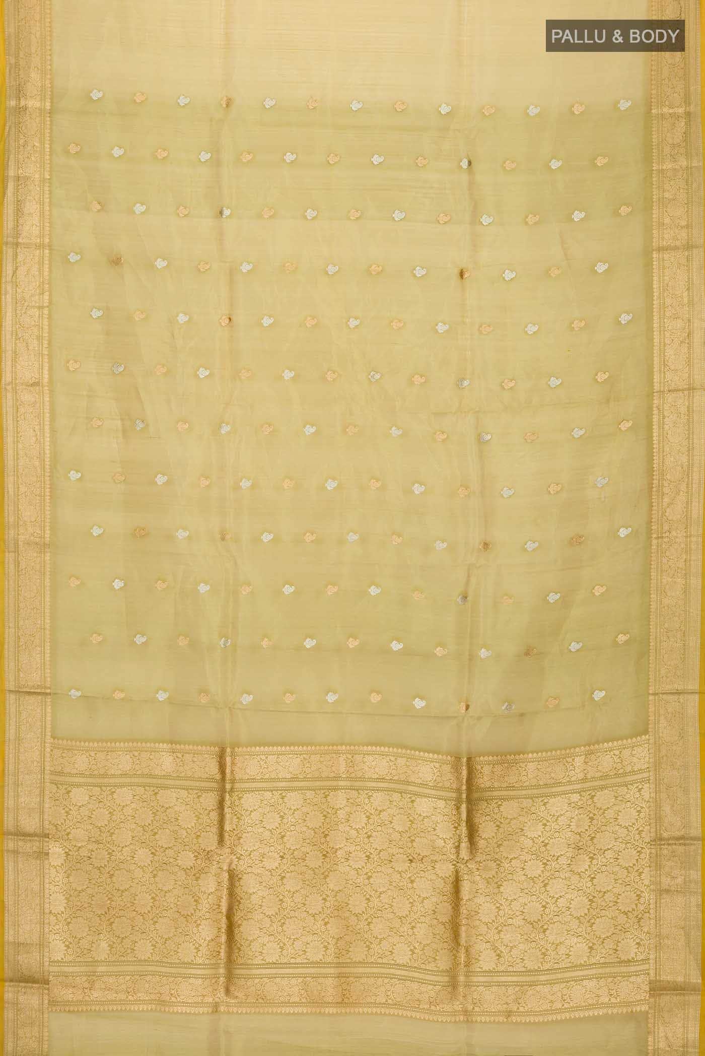 Green Tissue Silk Saree