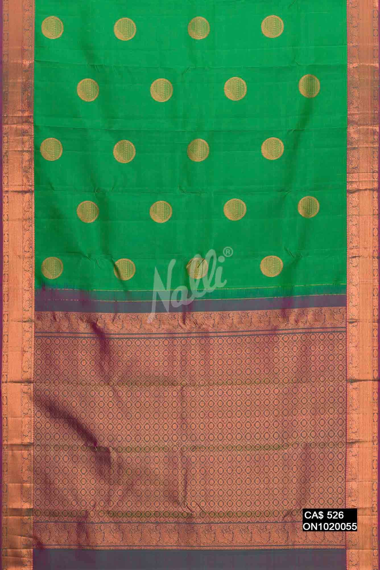 Green Kanchipuram Silk Saree