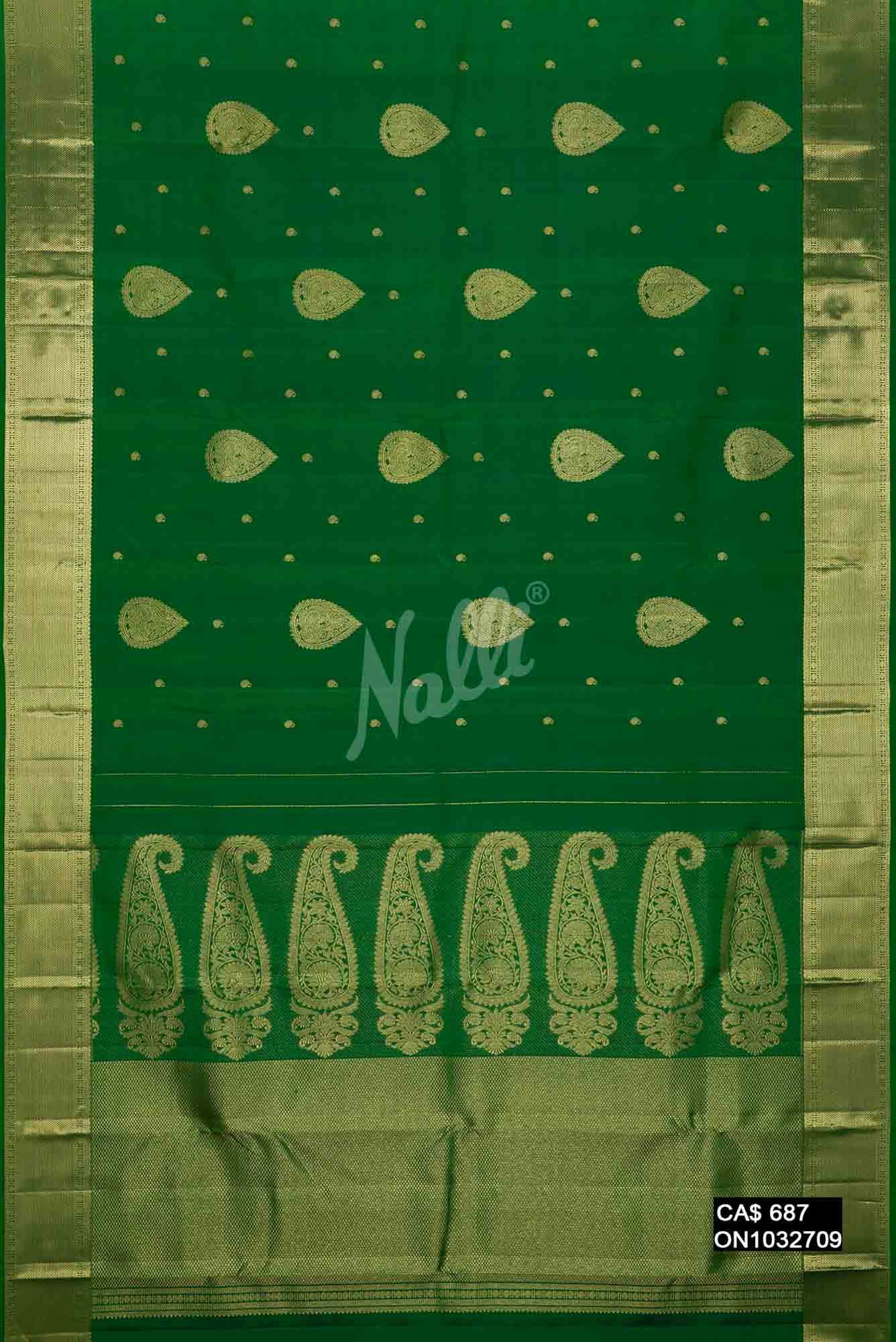 Green Kanchipuram Silk Saree