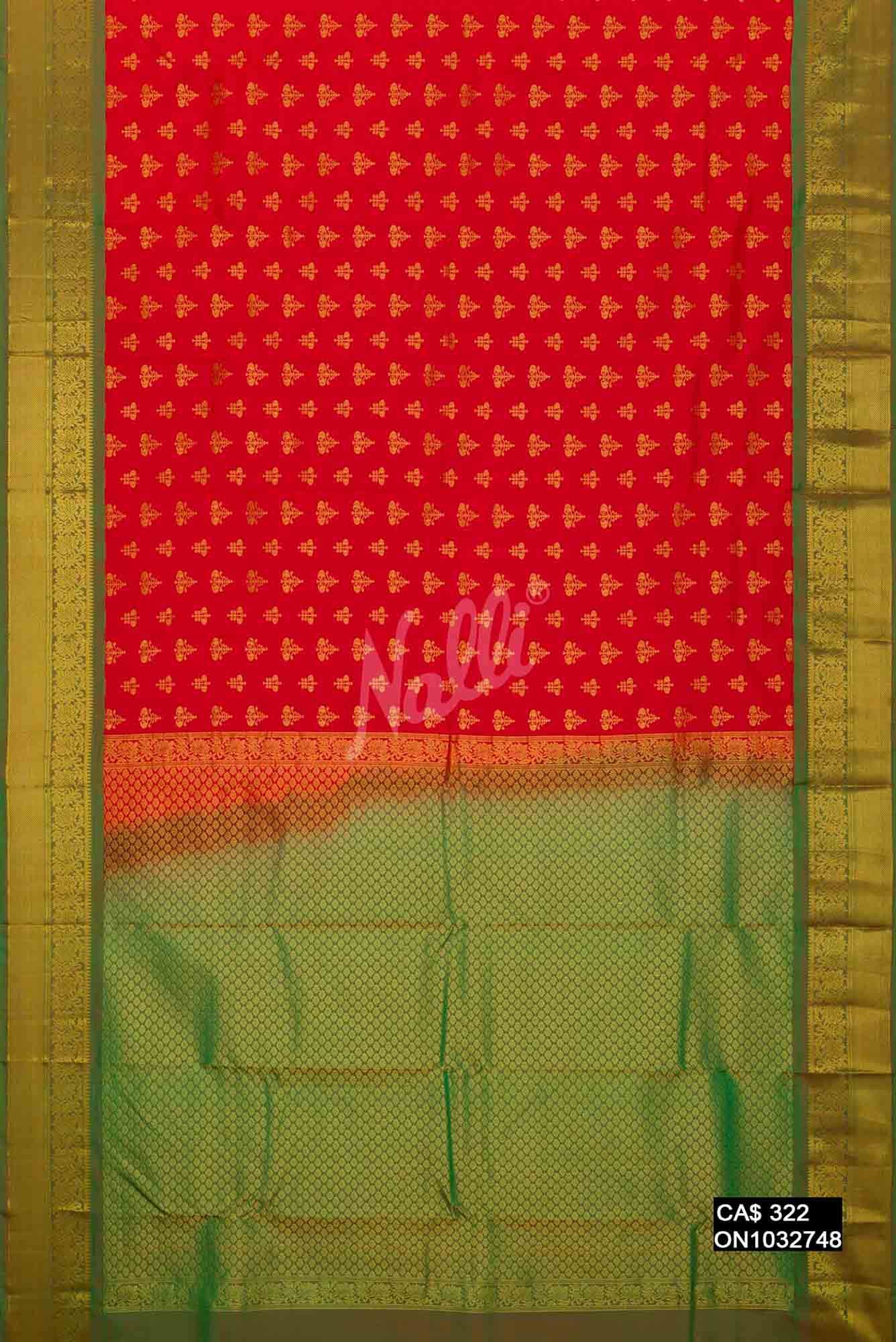 Red Kanchipuram Silk Saree