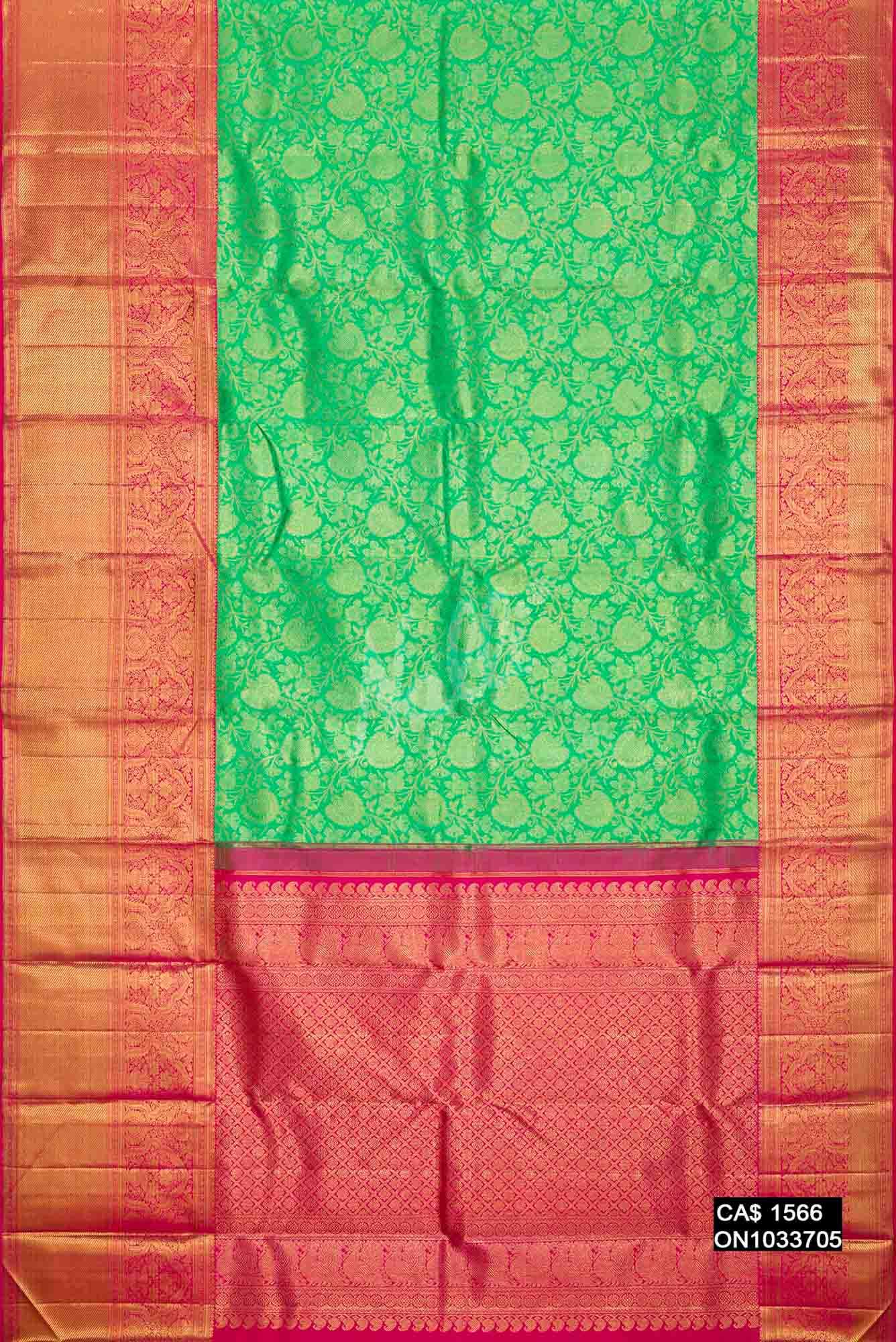 Green Kanchipuram Silk Saree