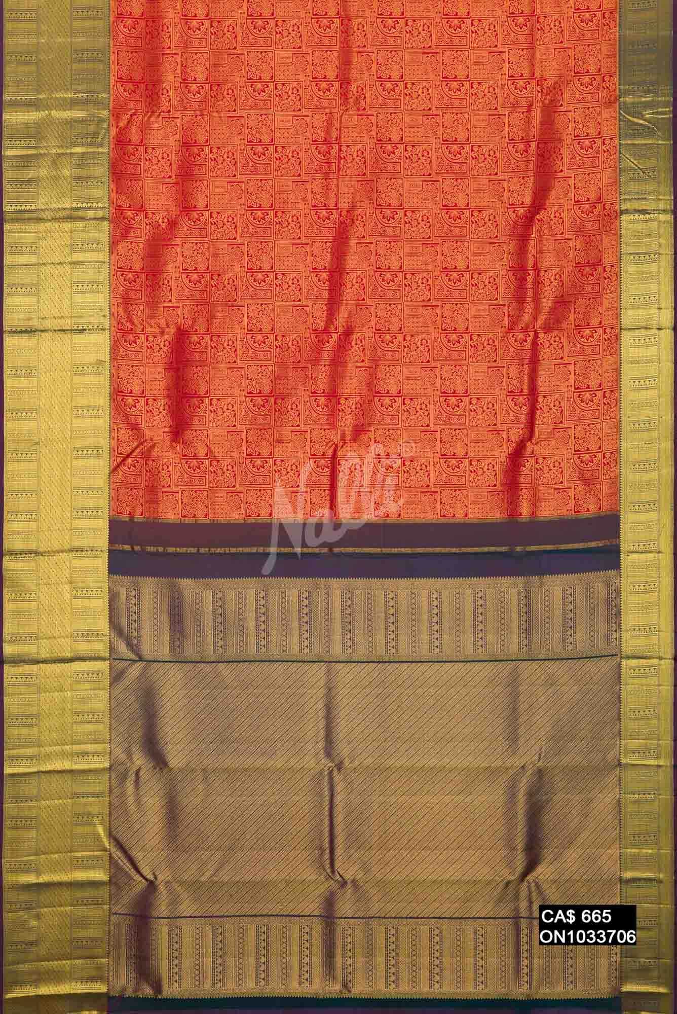 Red Kanchipuram Silk Saree