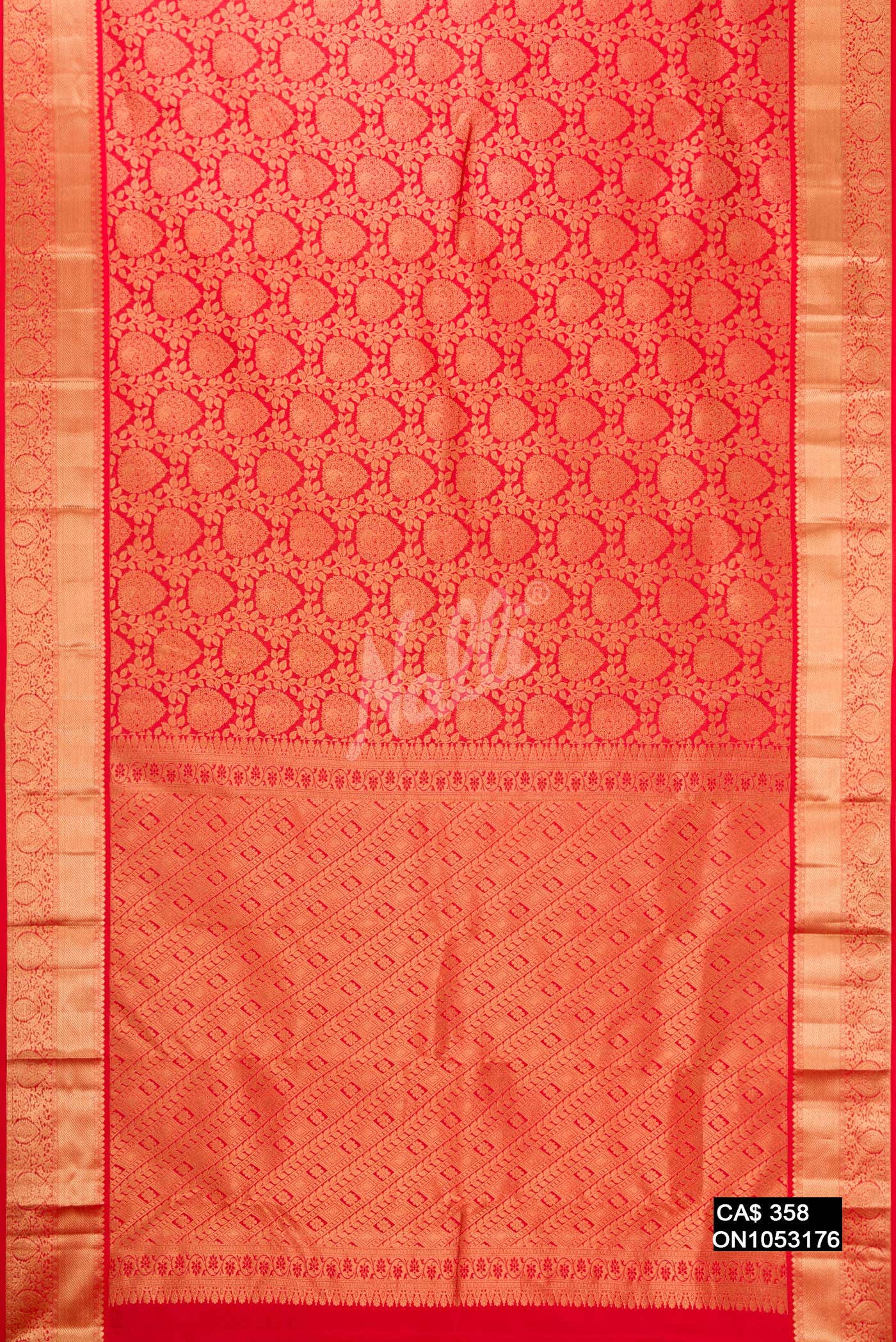 Red Kanchipuram Silk Saree