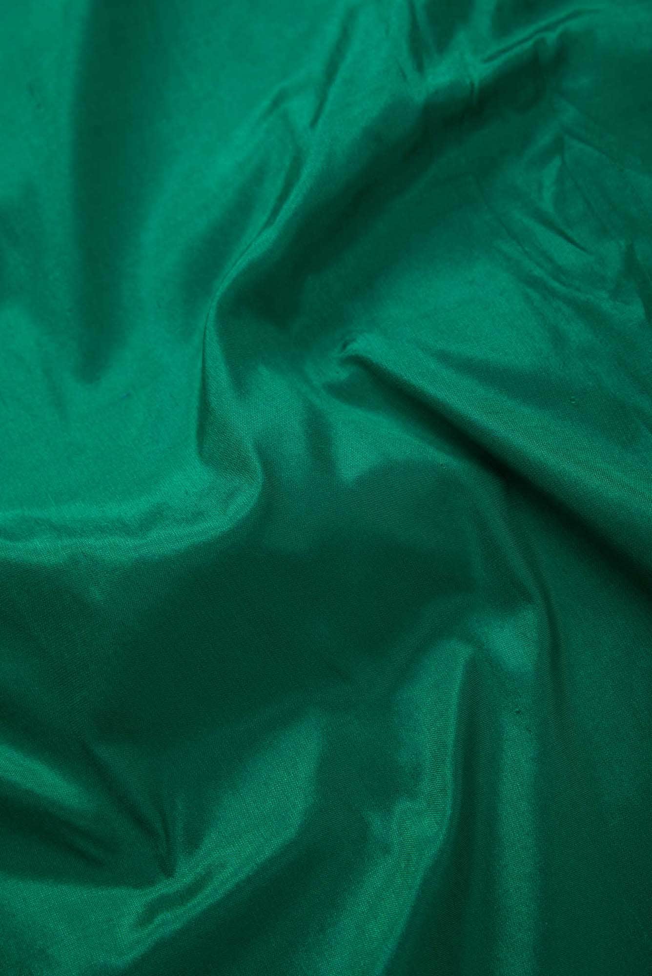 Green Kanchipuram Silk Dress Material
