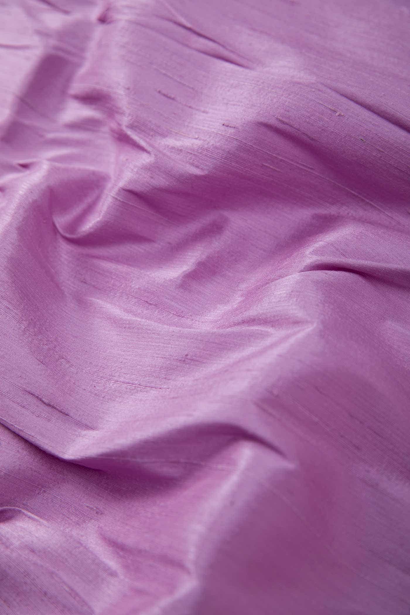 Lavender Raw Silk Dress Material
