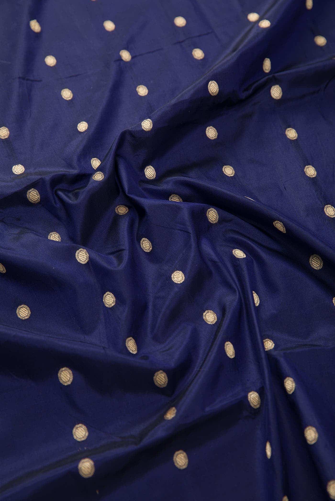 Violet Kanchipuram Silk Dress Material
