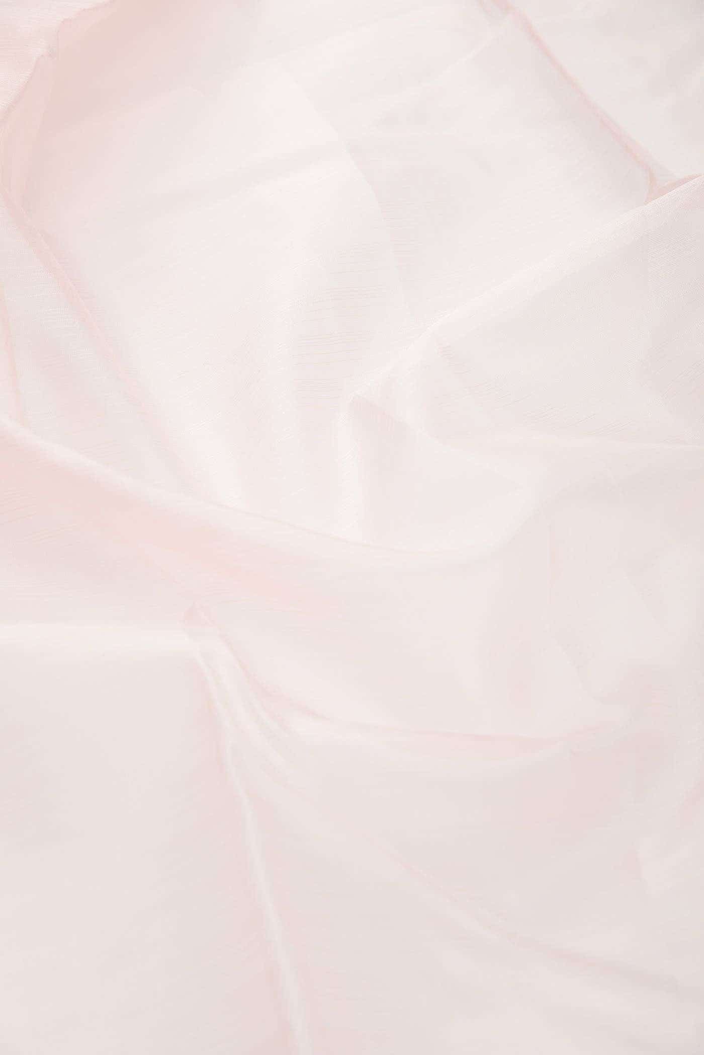 Pink Organza Silk Dress Material