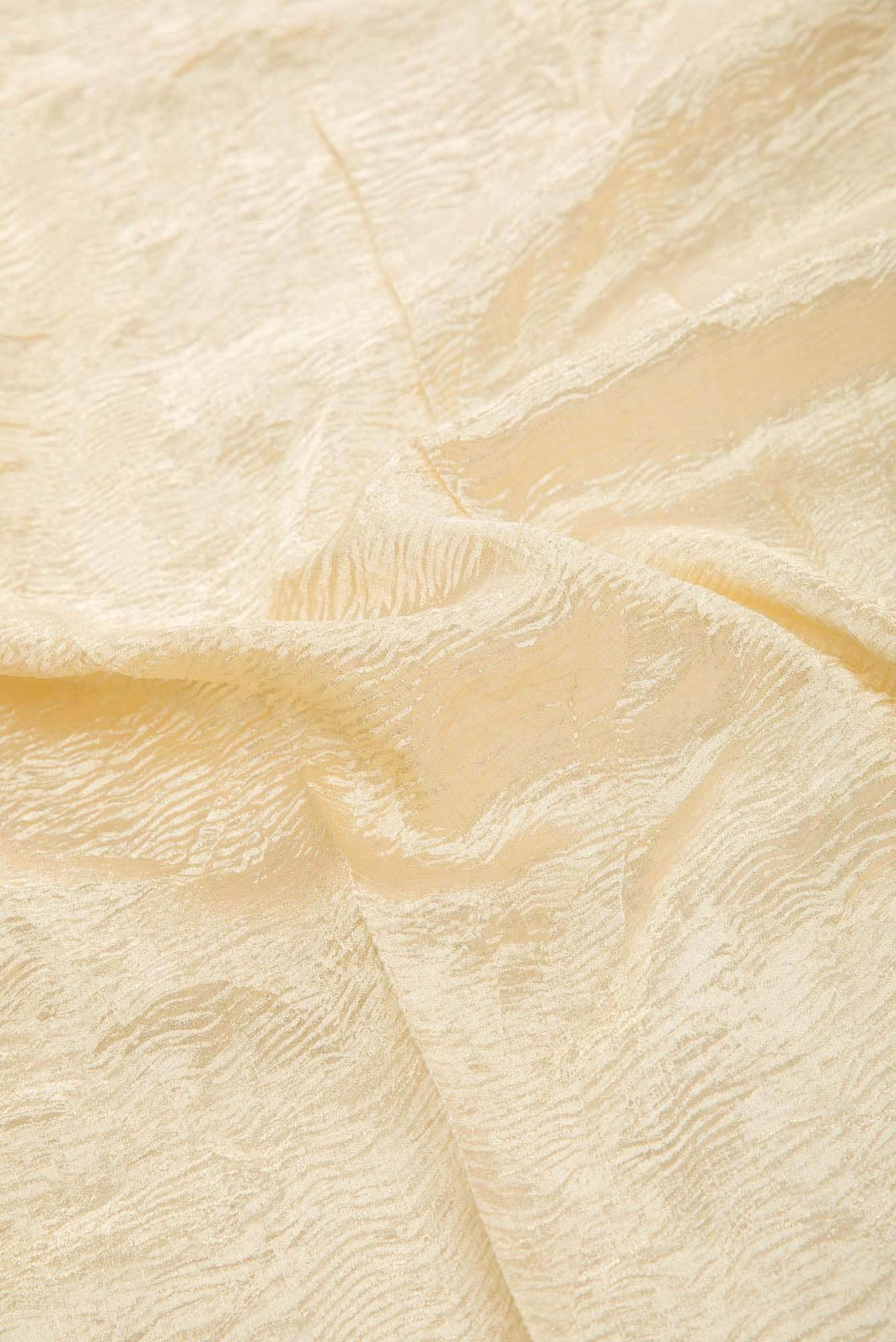 Gold Tissue Silk Dress Material