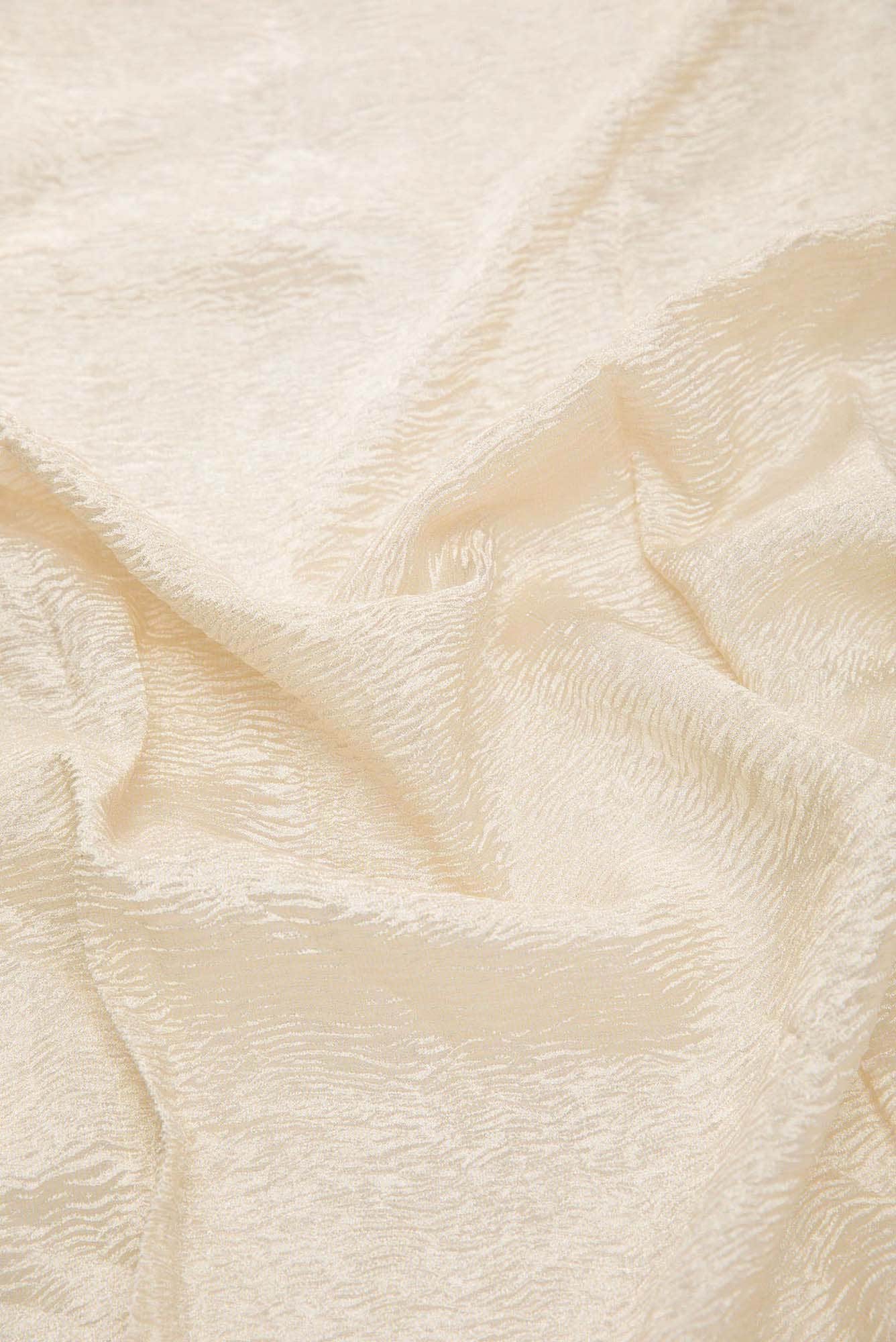 Gold Tissue Silk Dress Material