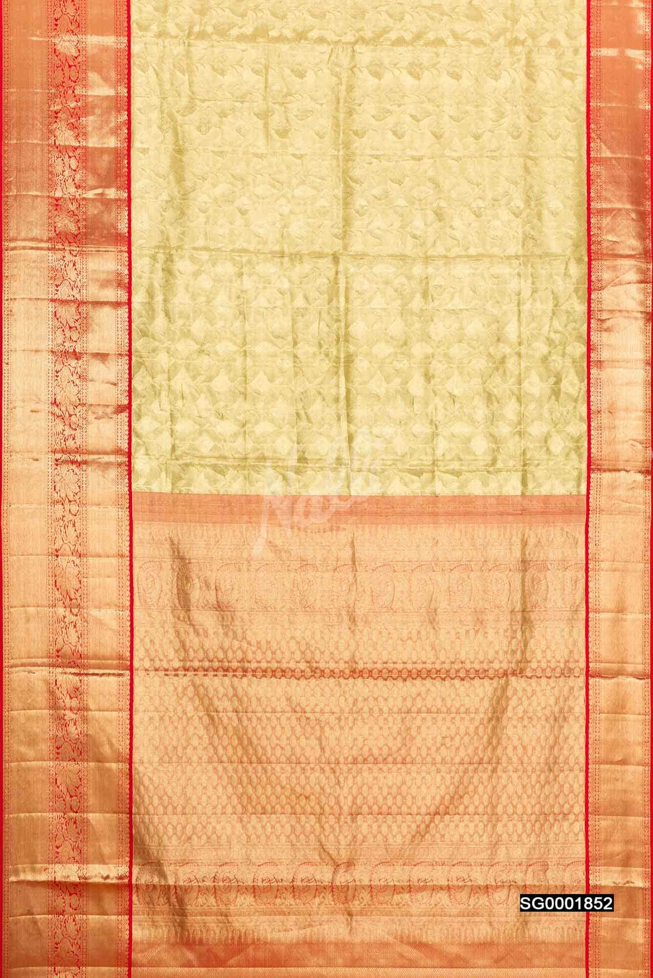 Gold Kanchipuram Silk Saree