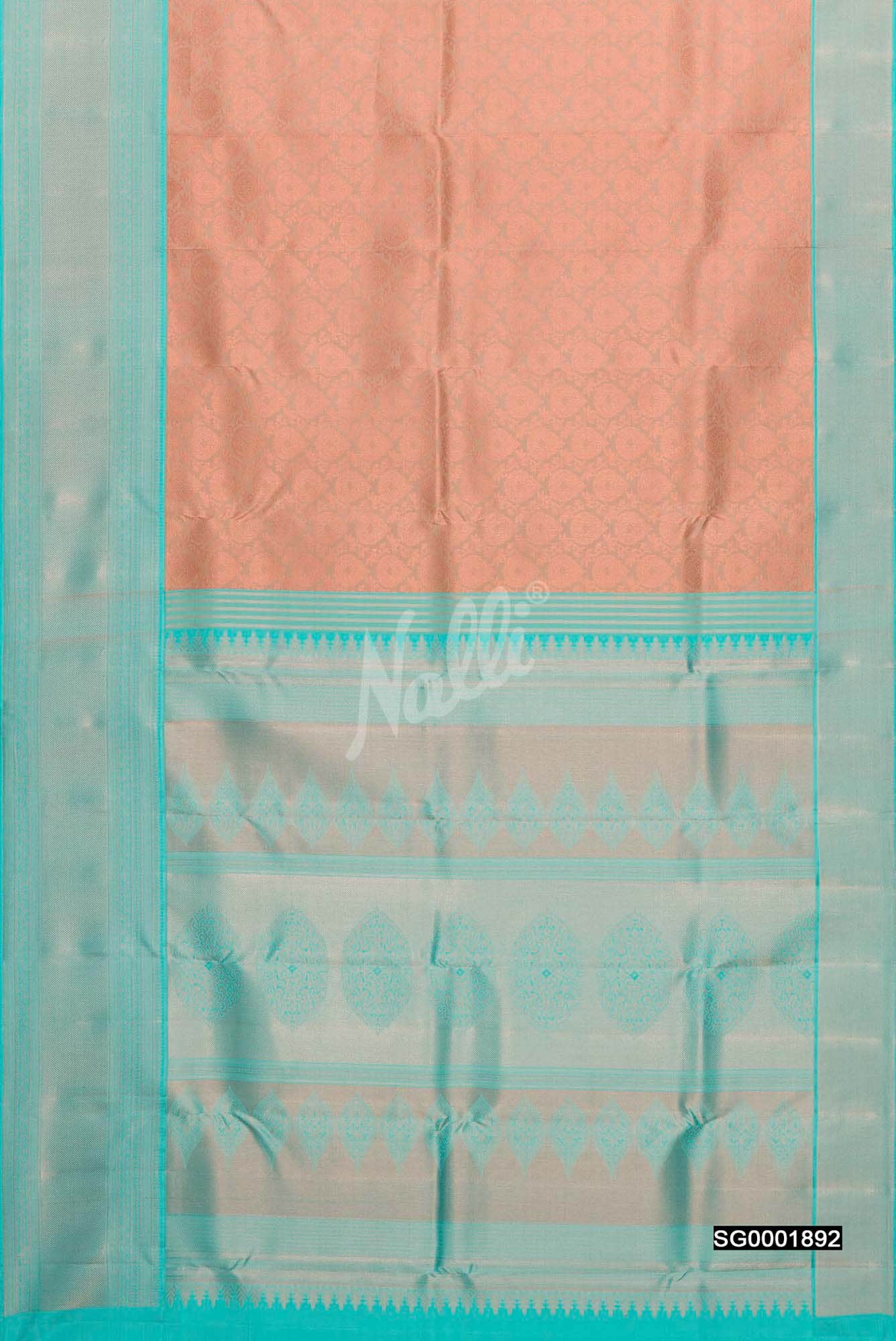 Brown Kanchipuram Silk Saree